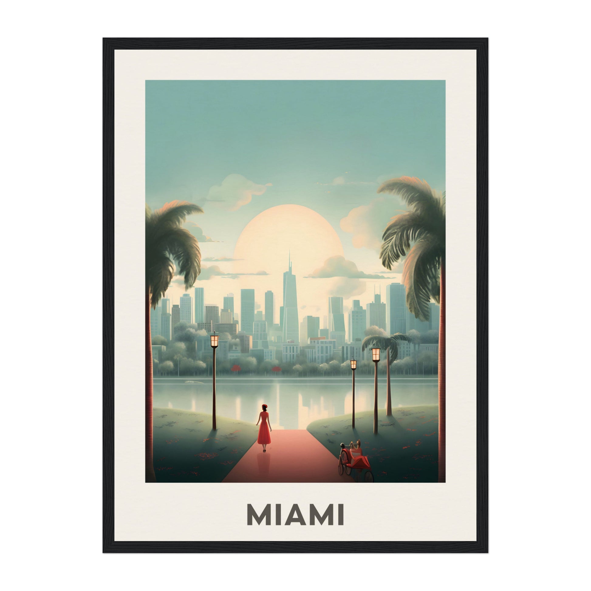 Miami, United States Wall Art - Uncharted Borders