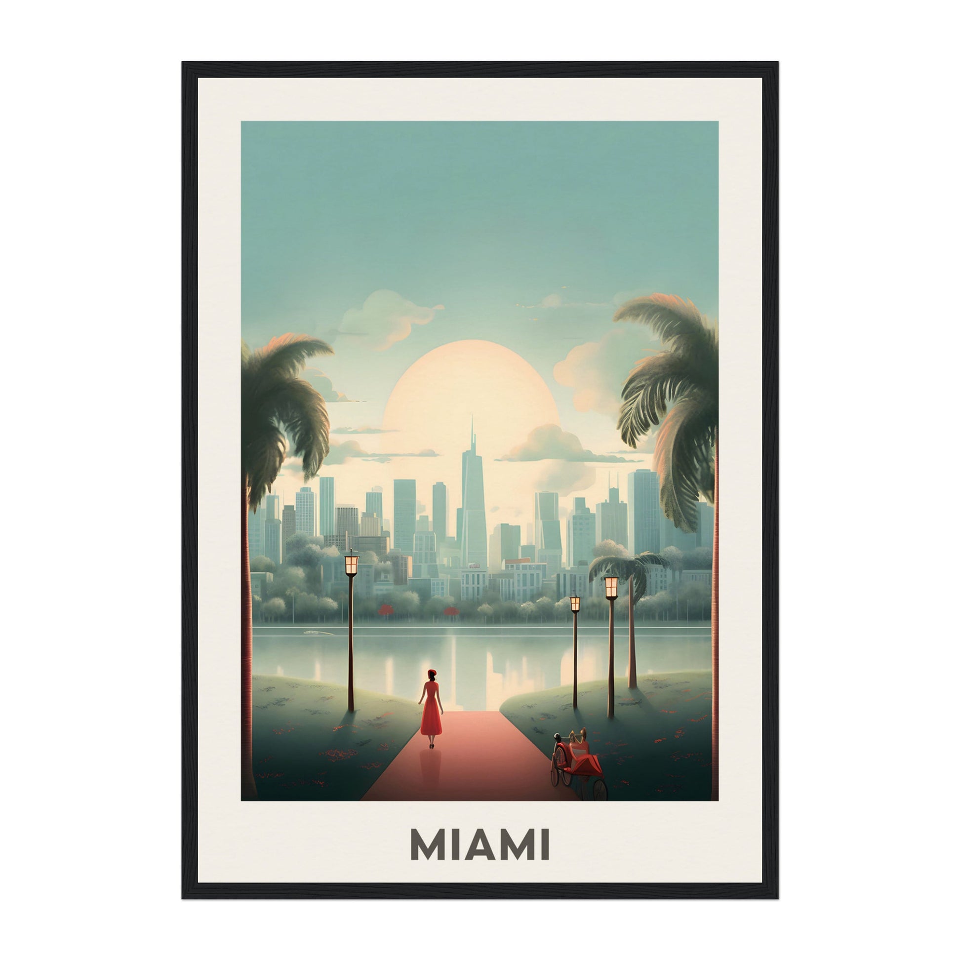 Miami, United States Wall Art - Uncharted Borders