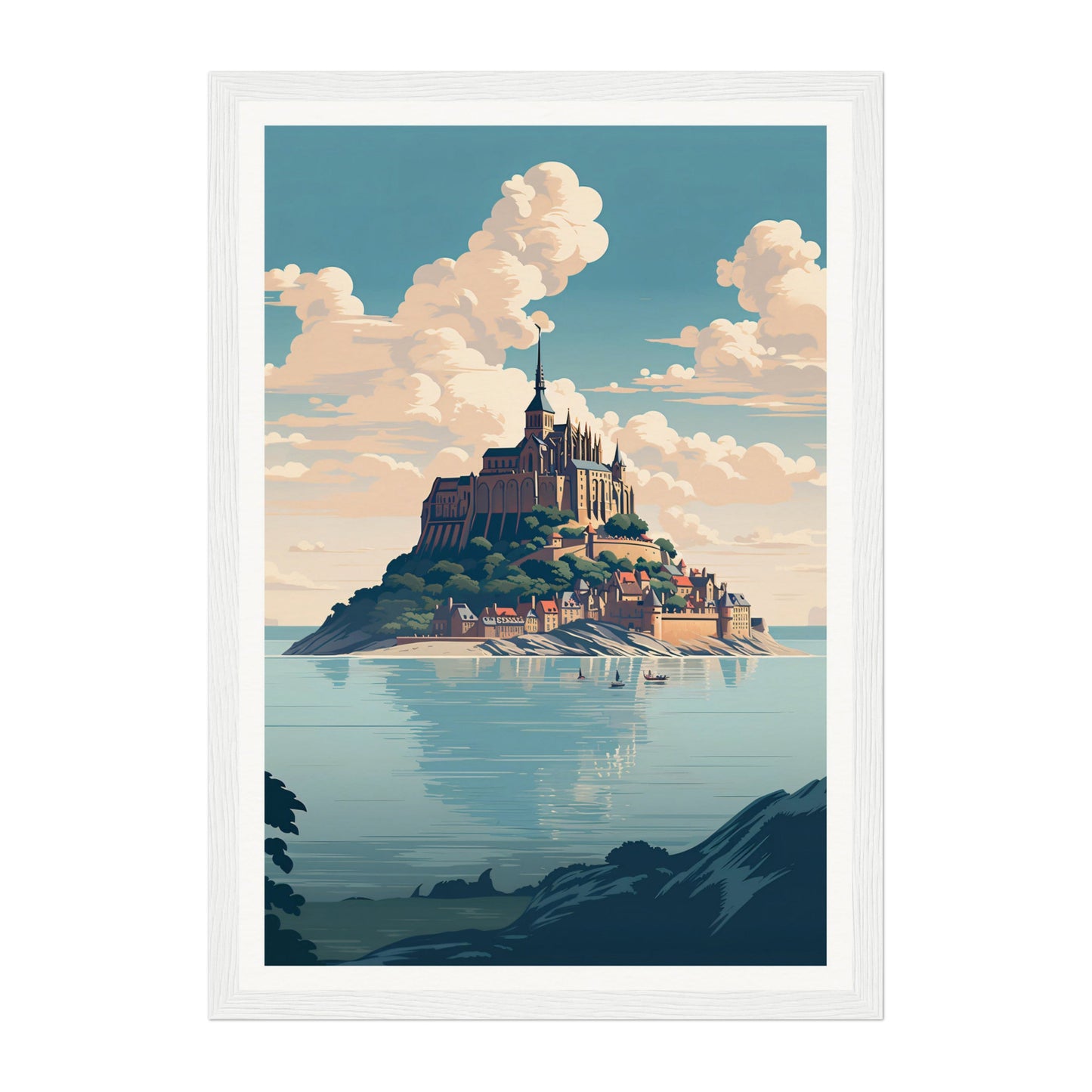 Mont-Saint-Michel, France Wall Art - Uncharted Borders