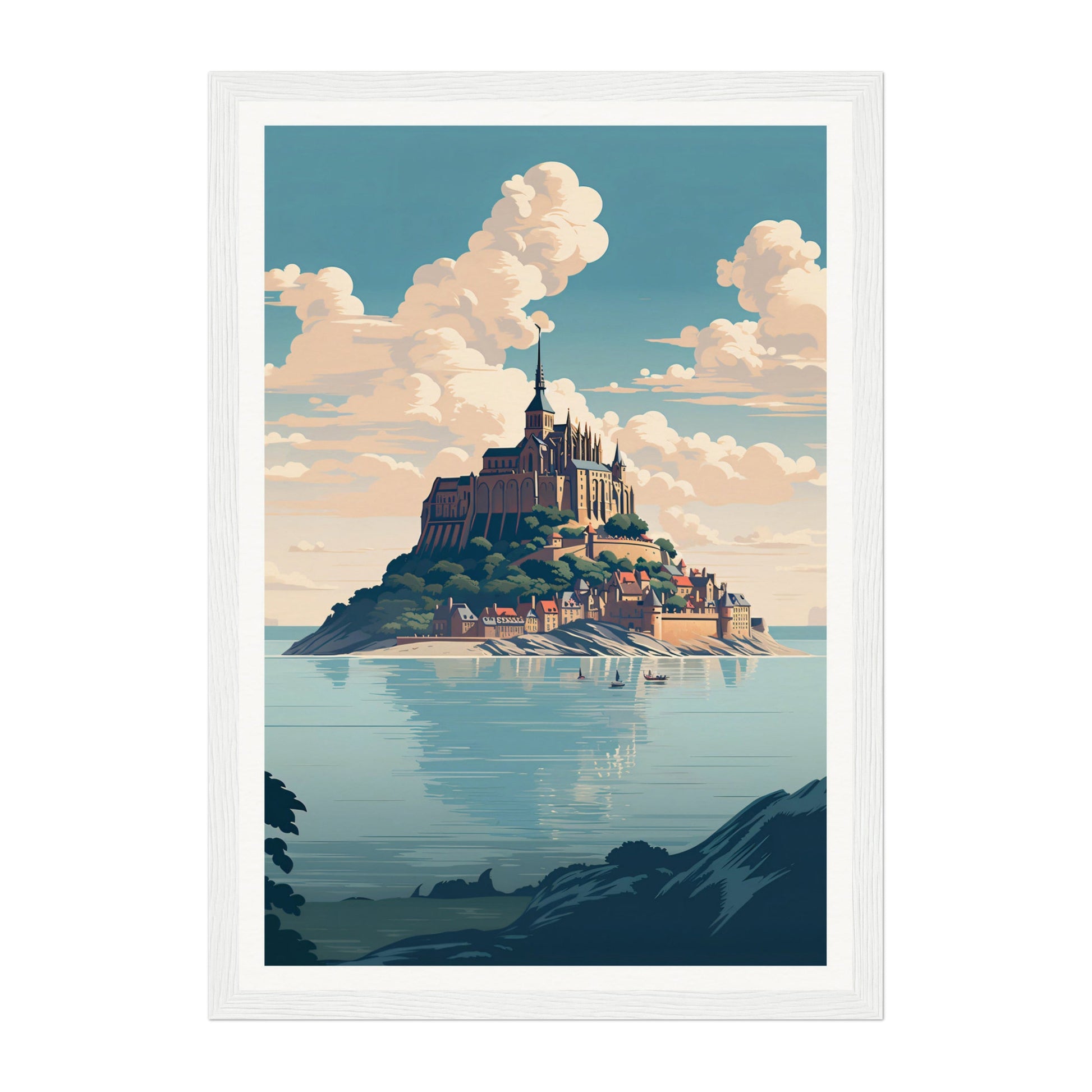 Mont-Saint-Michel, France Wall Art - Uncharted Borders