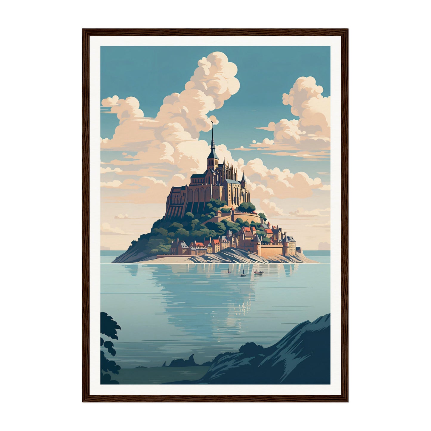 Mont-Saint-Michel, France Wall Art - Uncharted Borders