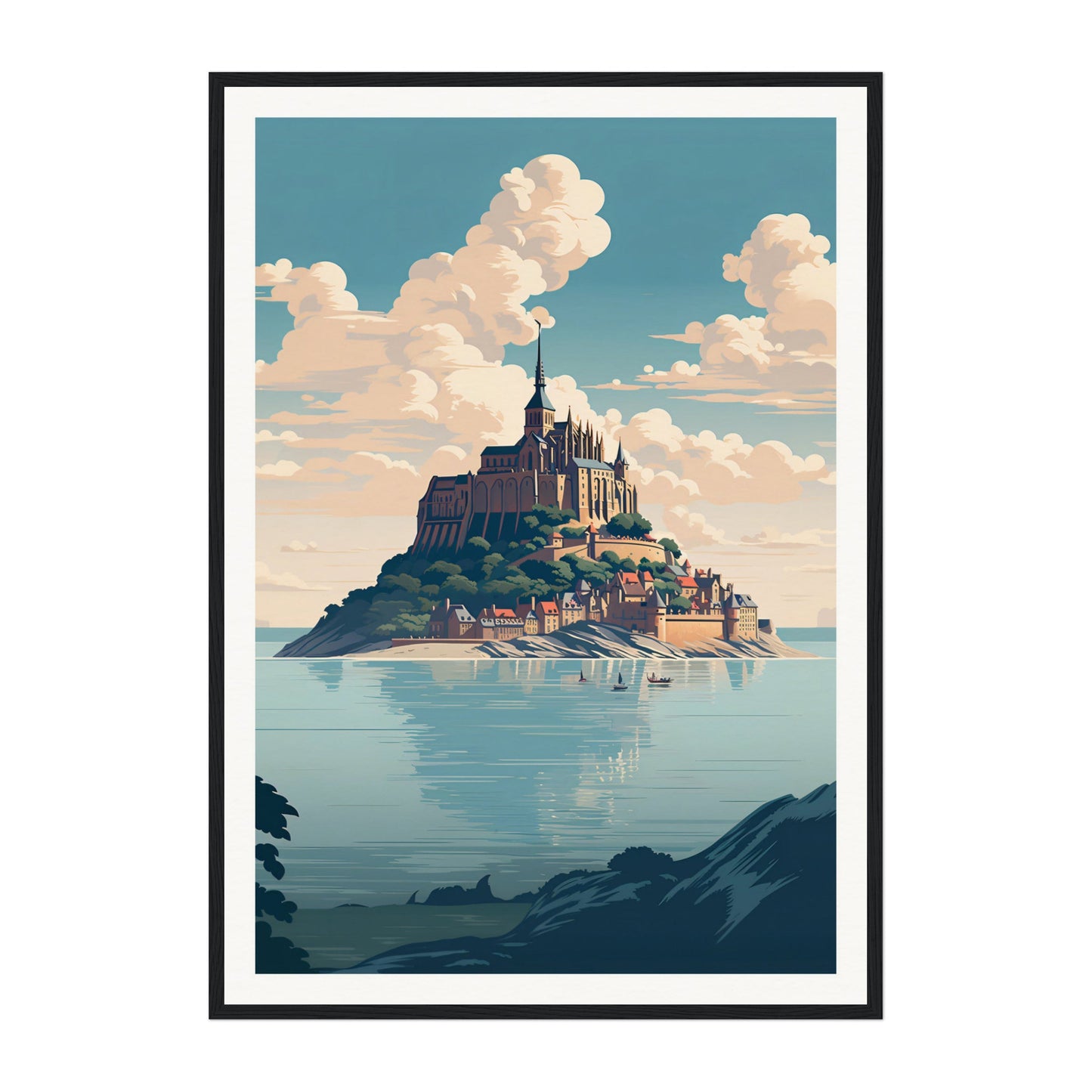 Mont-Saint-Michel, France Wall Art - Uncharted Borders