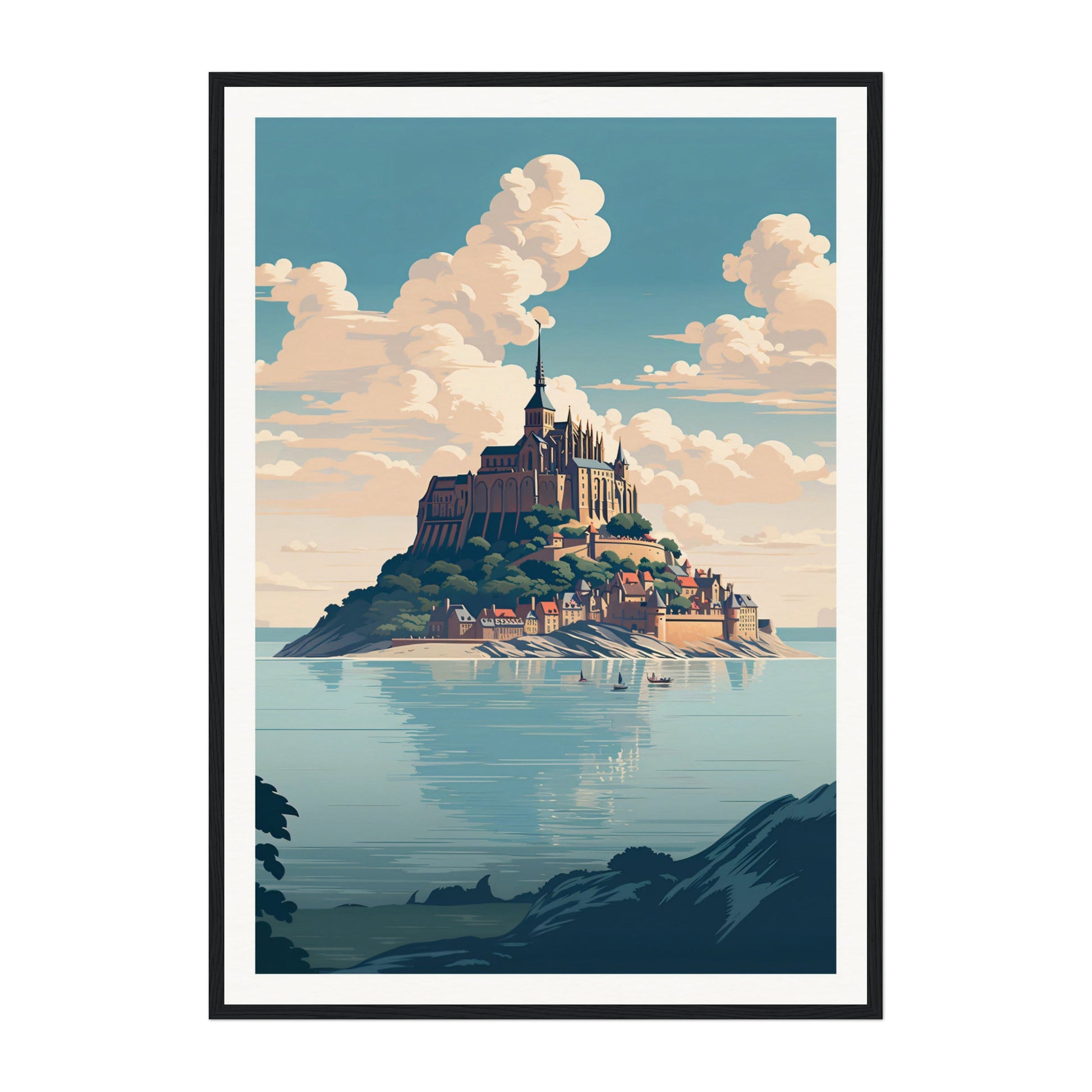 Mont-Saint-Michel, France Wall Art - Uncharted Borders