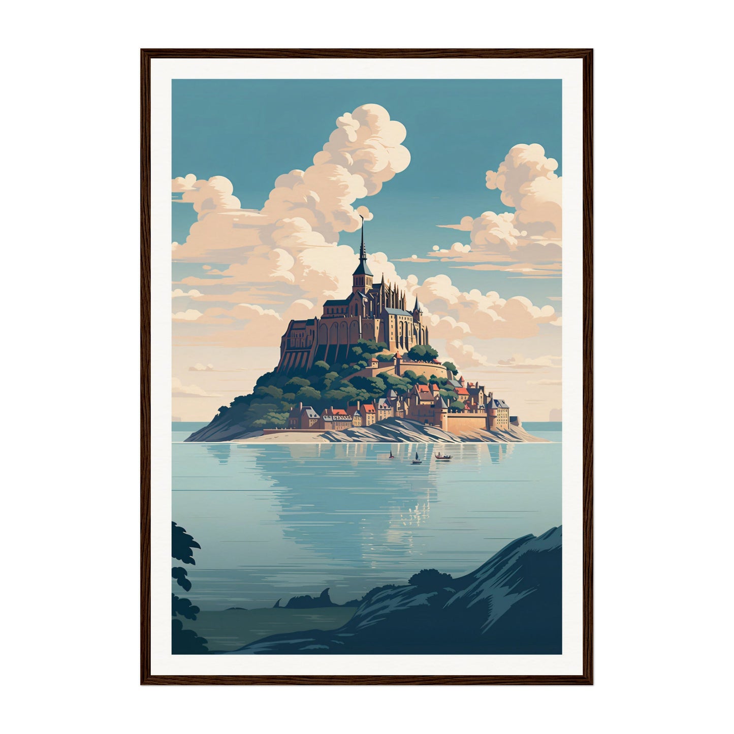 Mont-Saint-Michel, France Wall Art - Uncharted Borders