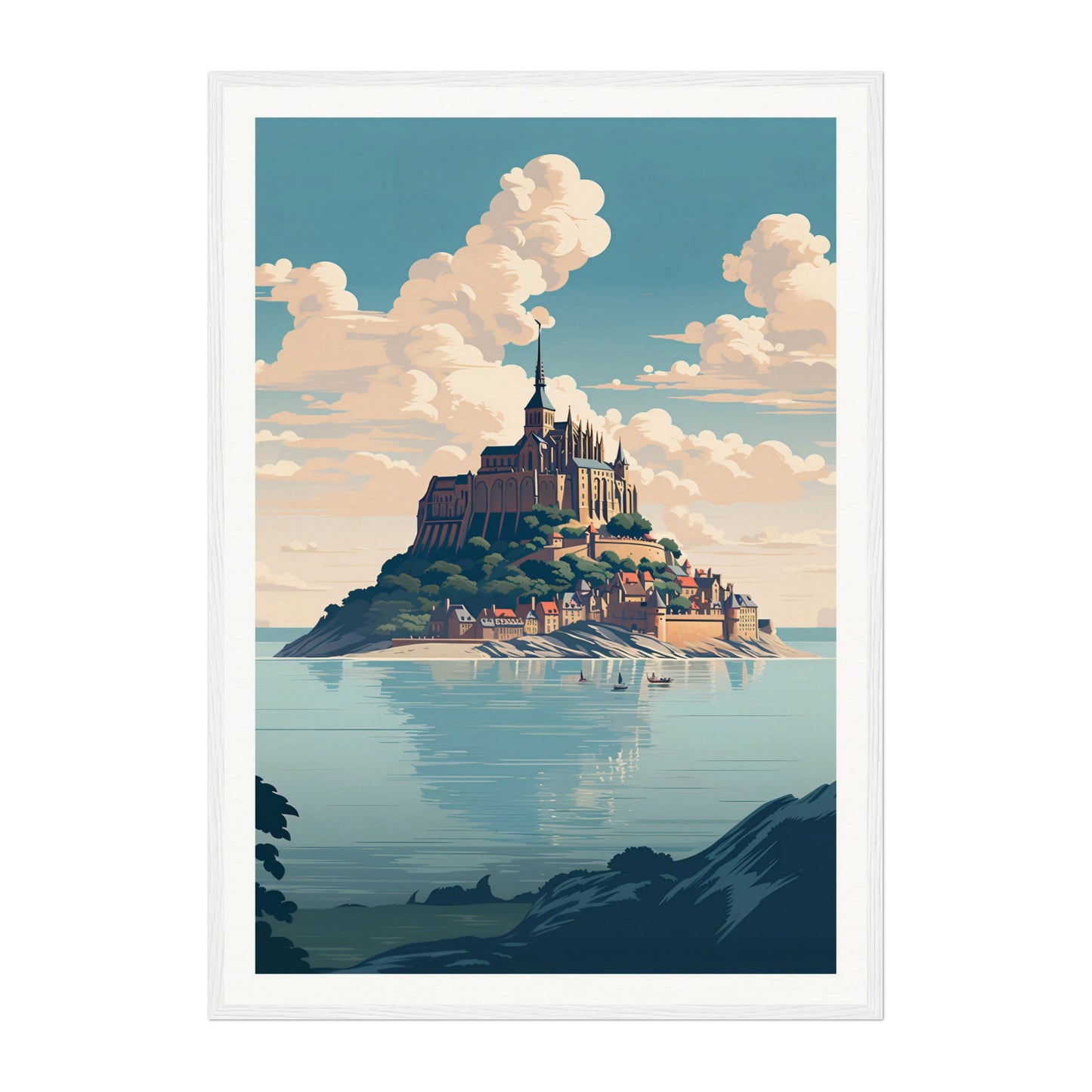 Mont-Saint-Michel, France Wall Art - Uncharted Borders