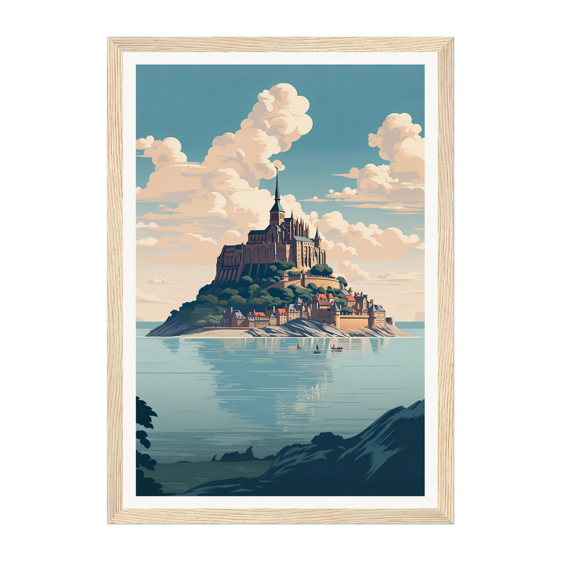Mont-Saint-Michel, France Wall Art - Uncharted Borders
