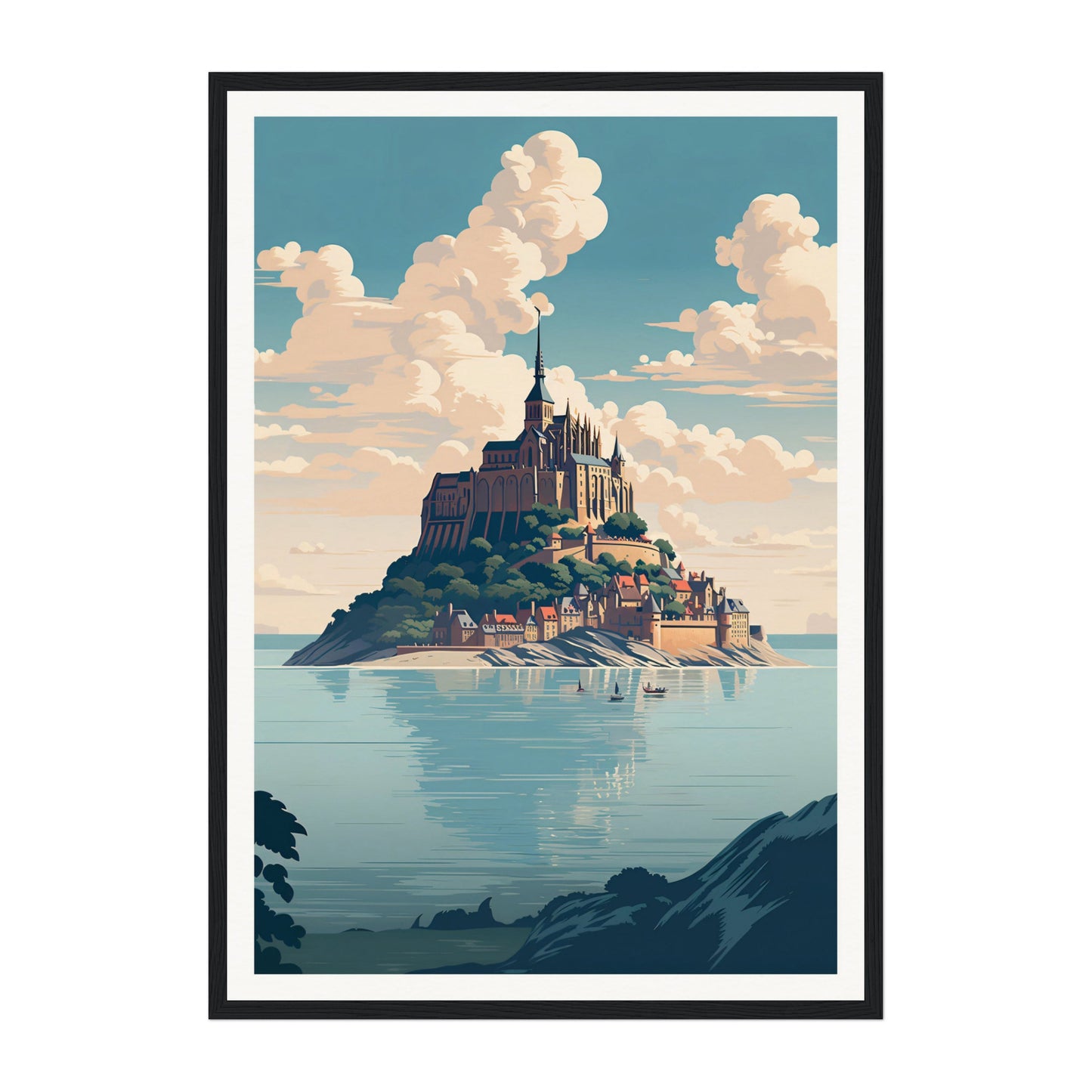 Mont-Saint-Michel, France Wall Art - Uncharted Borders