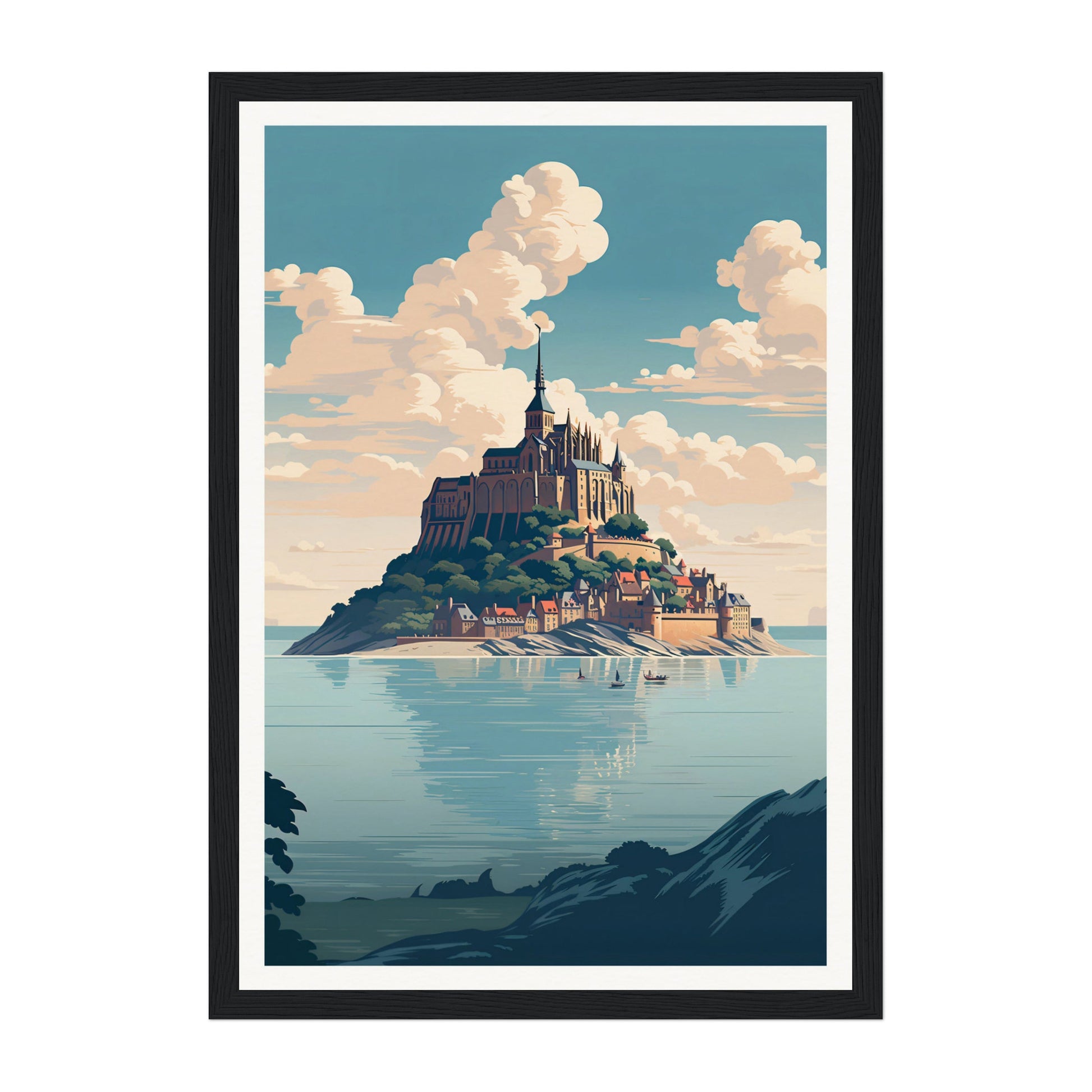 Mont-Saint-Michel, France Wall Art - Uncharted Borders