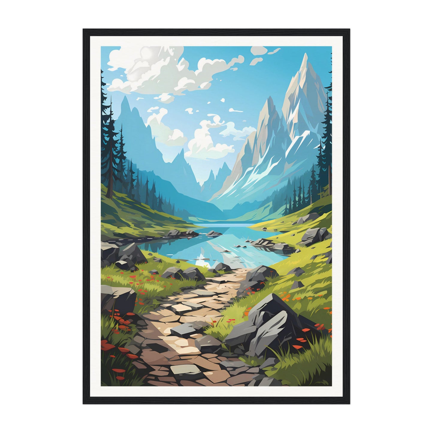 Morskie Oko, Poland Wall Art - Uncharted Borders