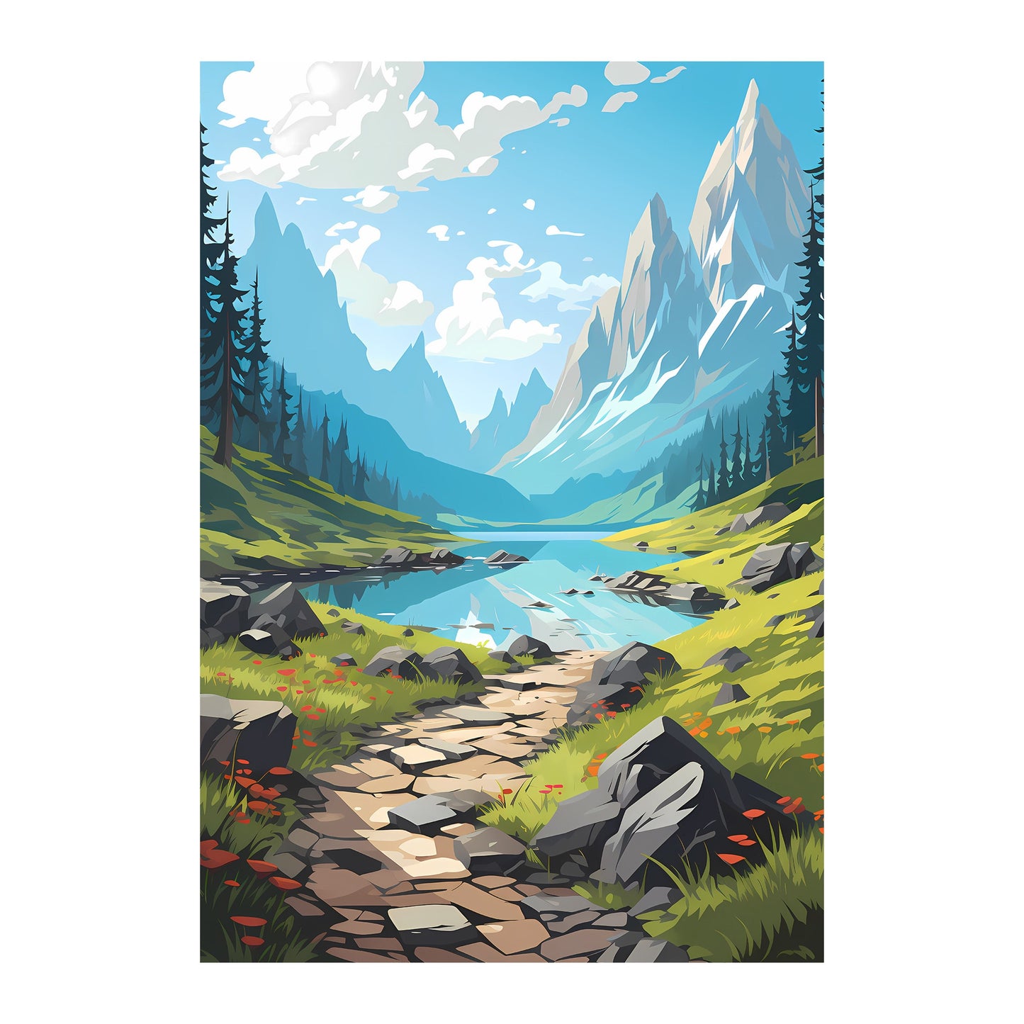 Morskie Oko, Poland Wall Art - Uncharted Borders