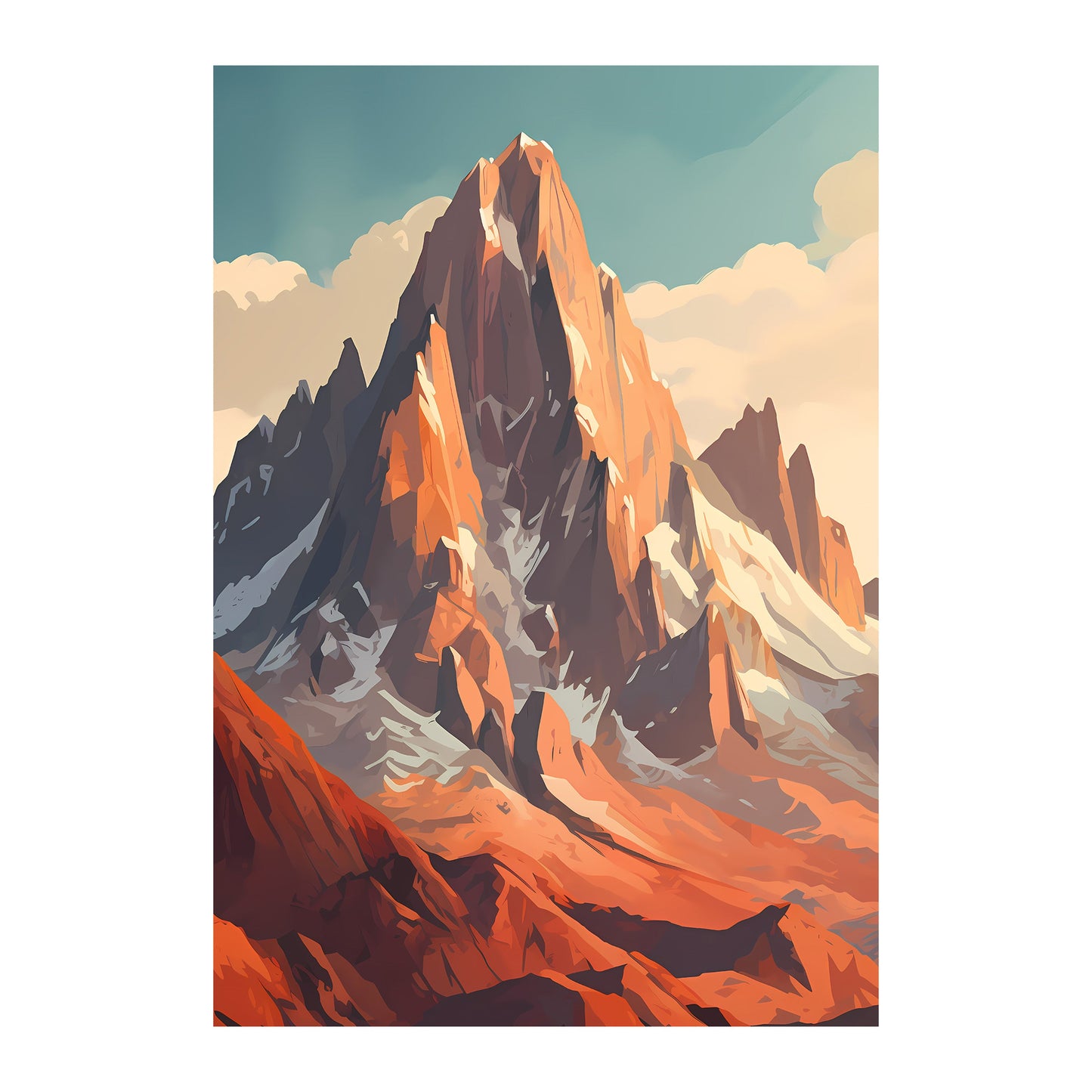 Mount Fitz Roy, Argentina Wall Art - Uncharted Borders