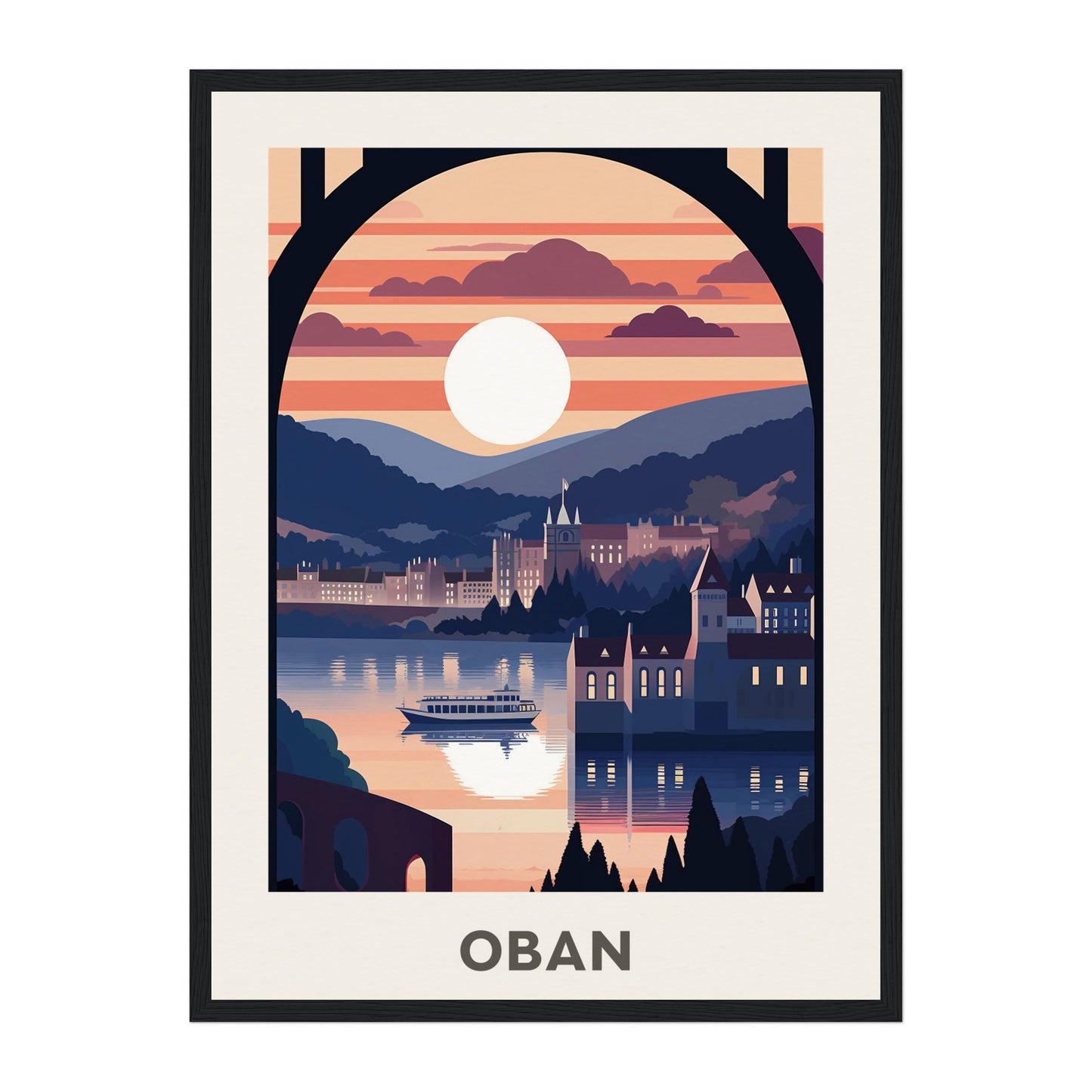 Oban, Scotland Wall Art - Uncharted Borders