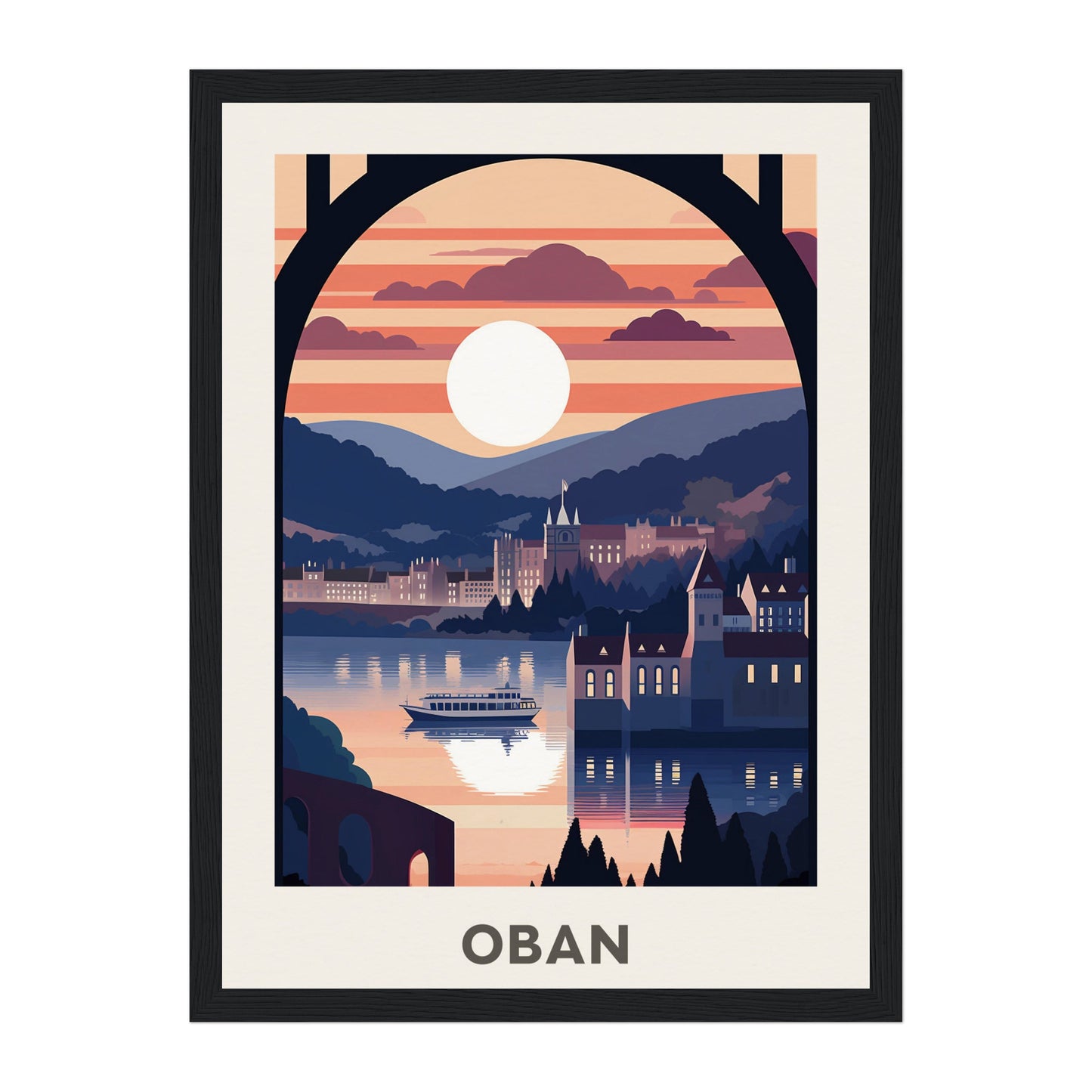 Oban, Scotland Wall Art - Uncharted Borders