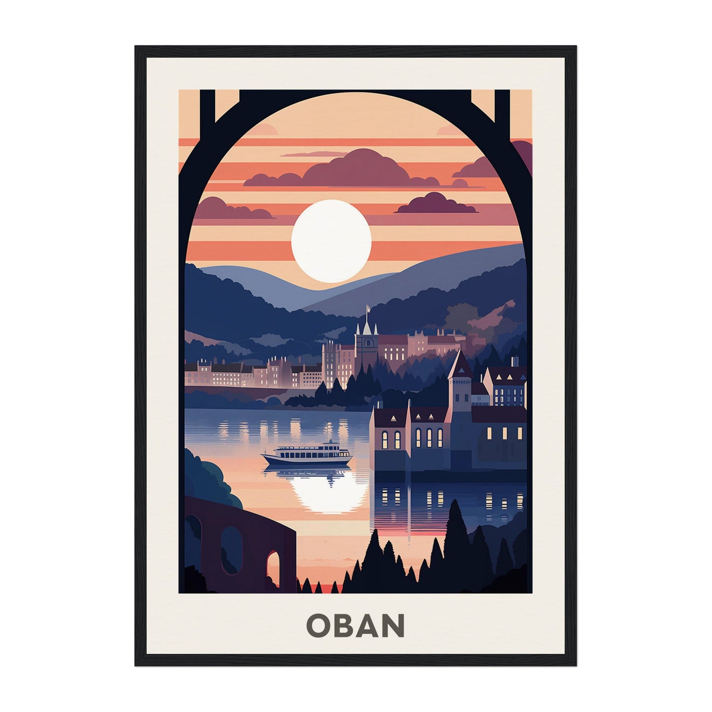 Oban, Scotland Wall Art - Uncharted Borders