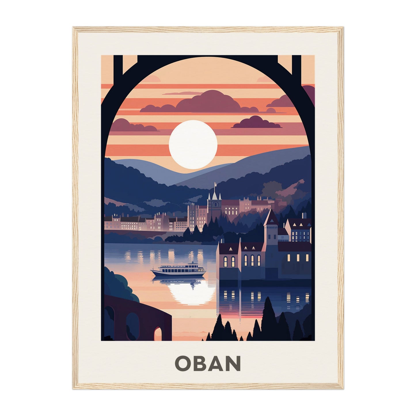 Oban, Scotland Wall Art - Uncharted Borders