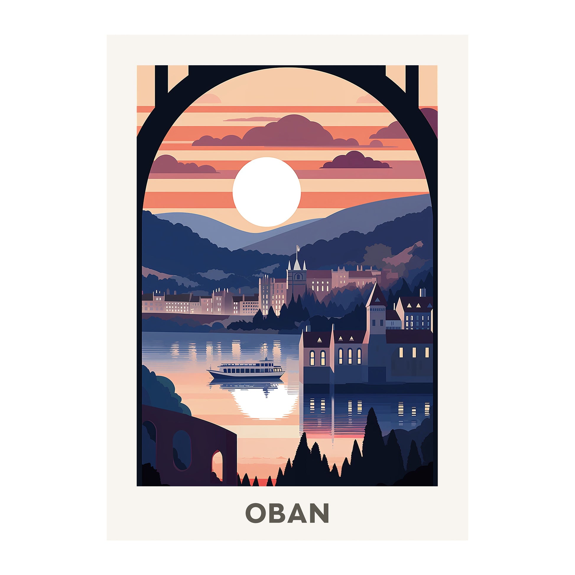 Oban, Scotland Wall Art - Uncharted Borders