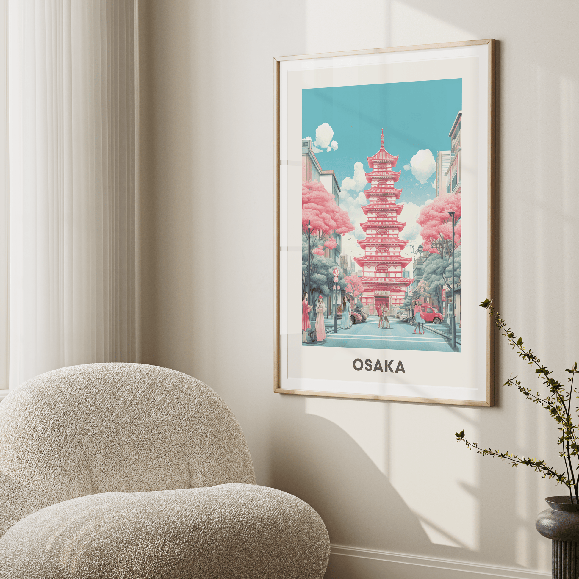 Osaka, Japan Wall Art - Uncharted Borders