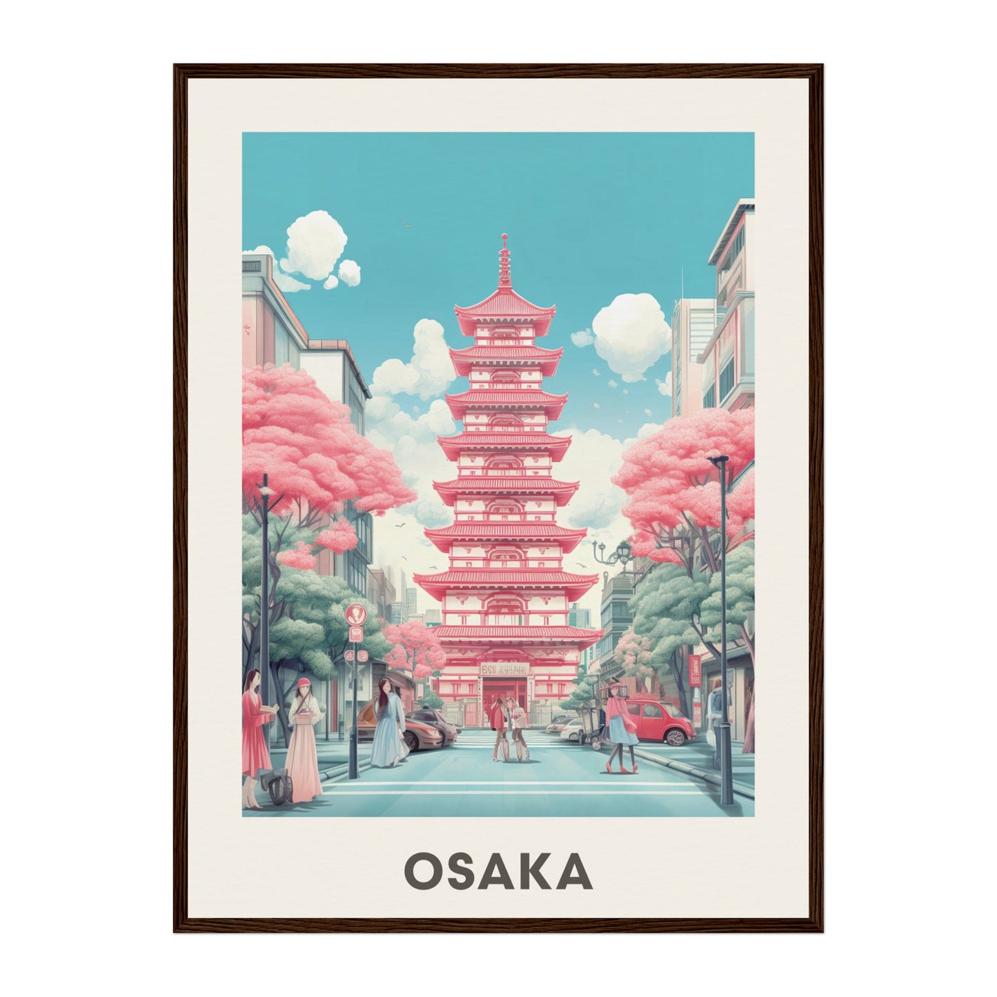 Osaka, Japan Wall Art - Uncharted Borders