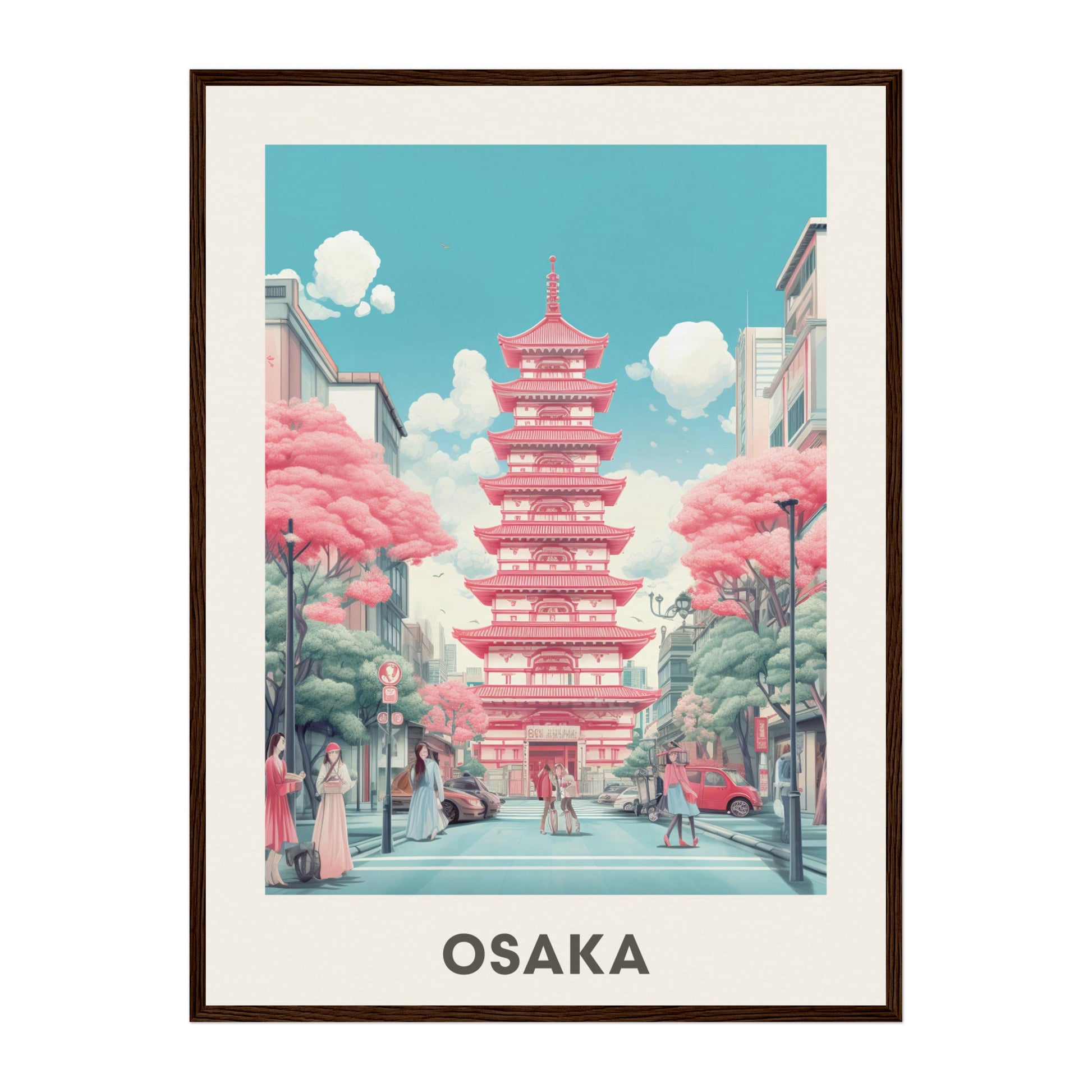 Osaka, Japan Wall Art - Uncharted Borders