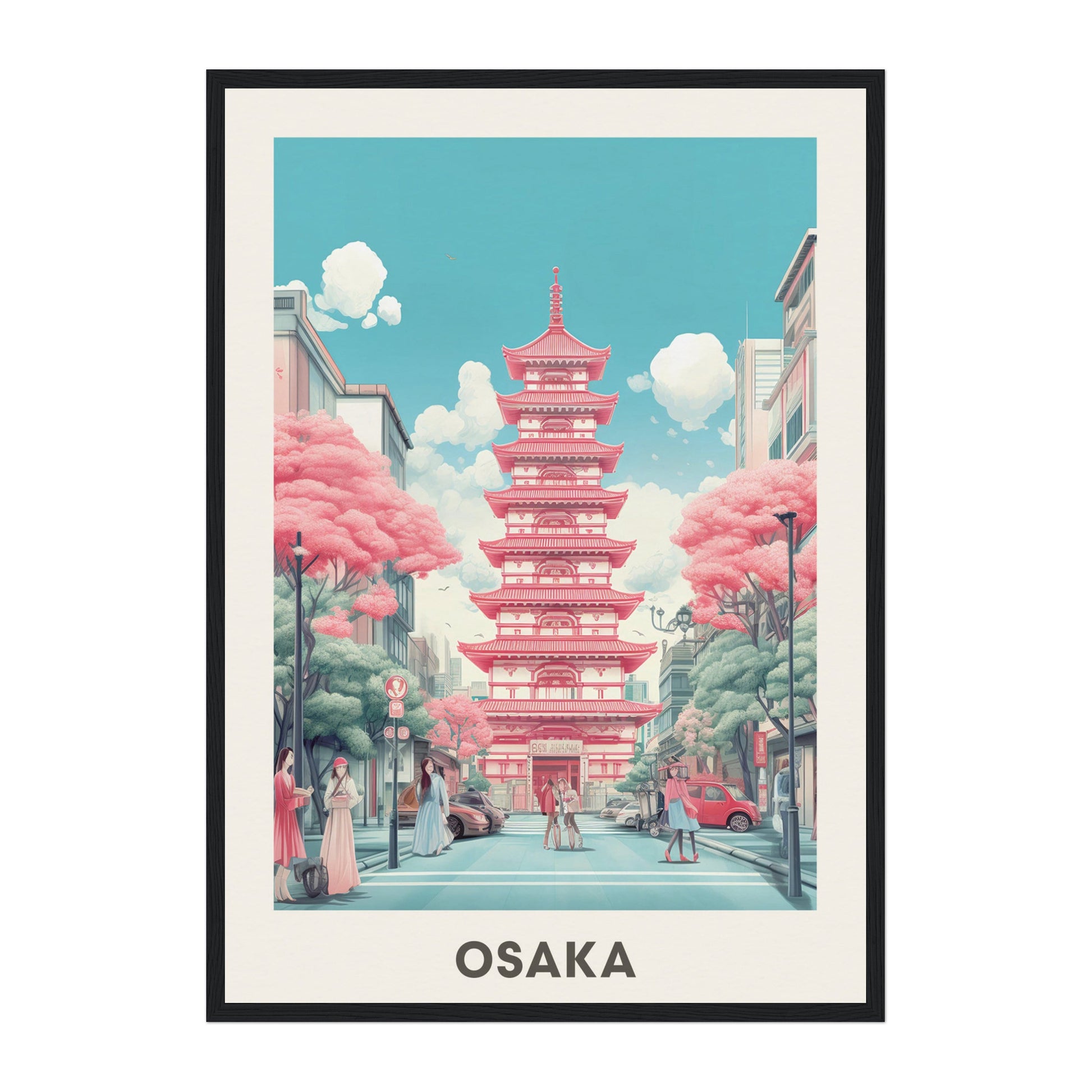 Osaka, Japan Wall Art - Uncharted Borders