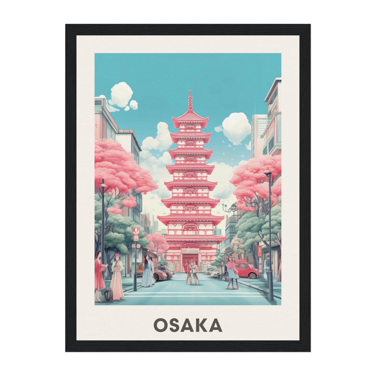 Osaka, Japan Wall Art - Uncharted Borders