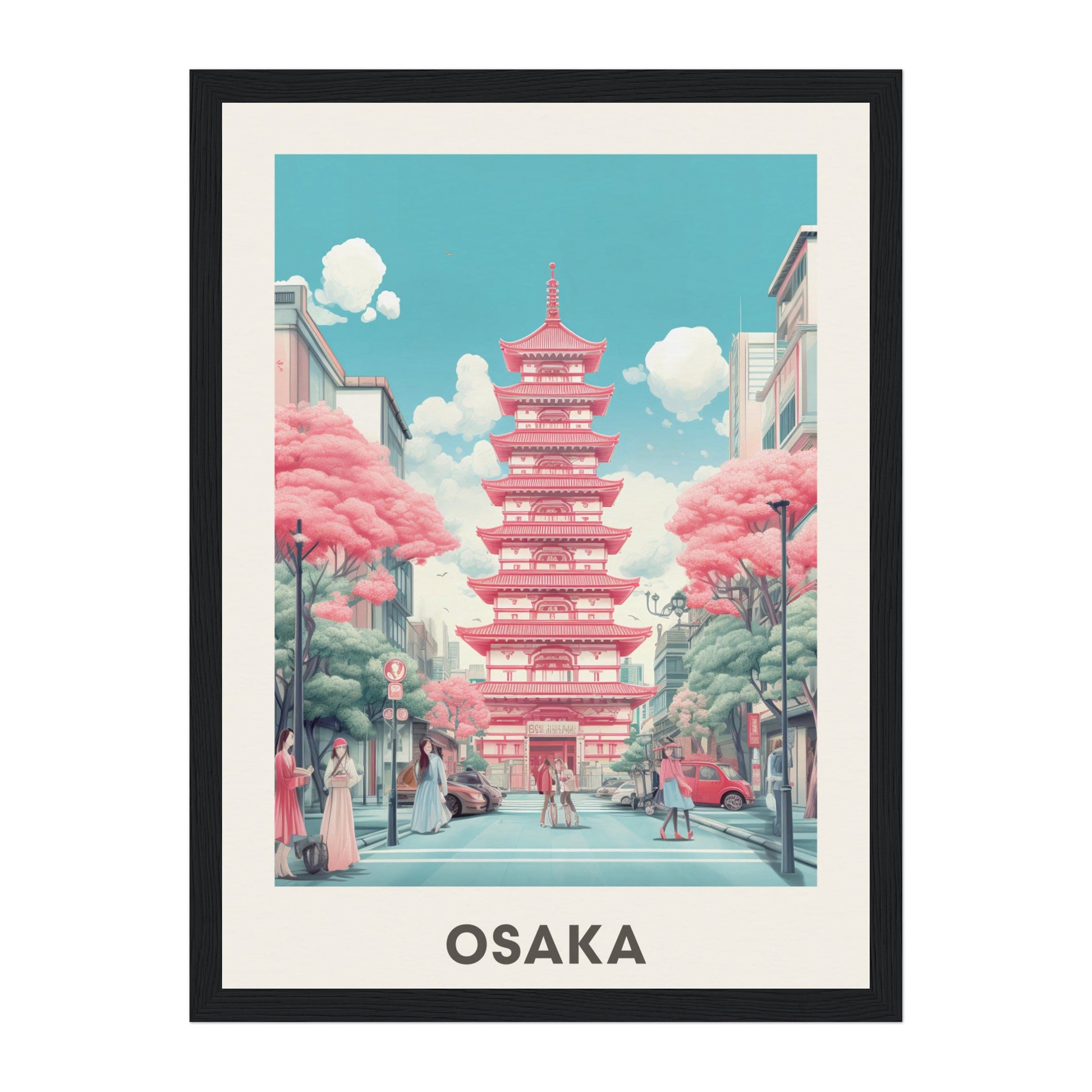 Osaka, Japan Wall Art - Uncharted Borders