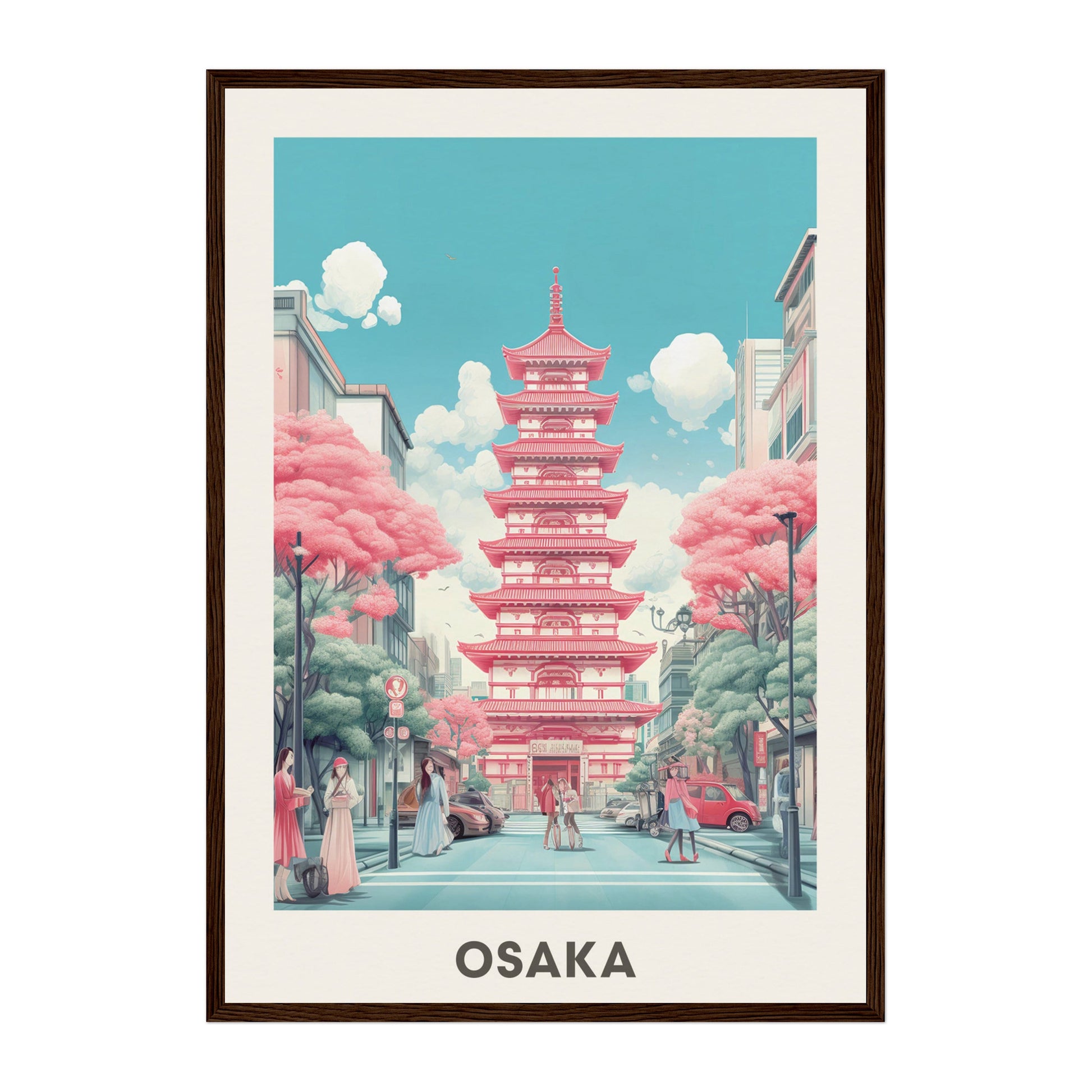 Osaka, Japan Wall Art - Uncharted Borders