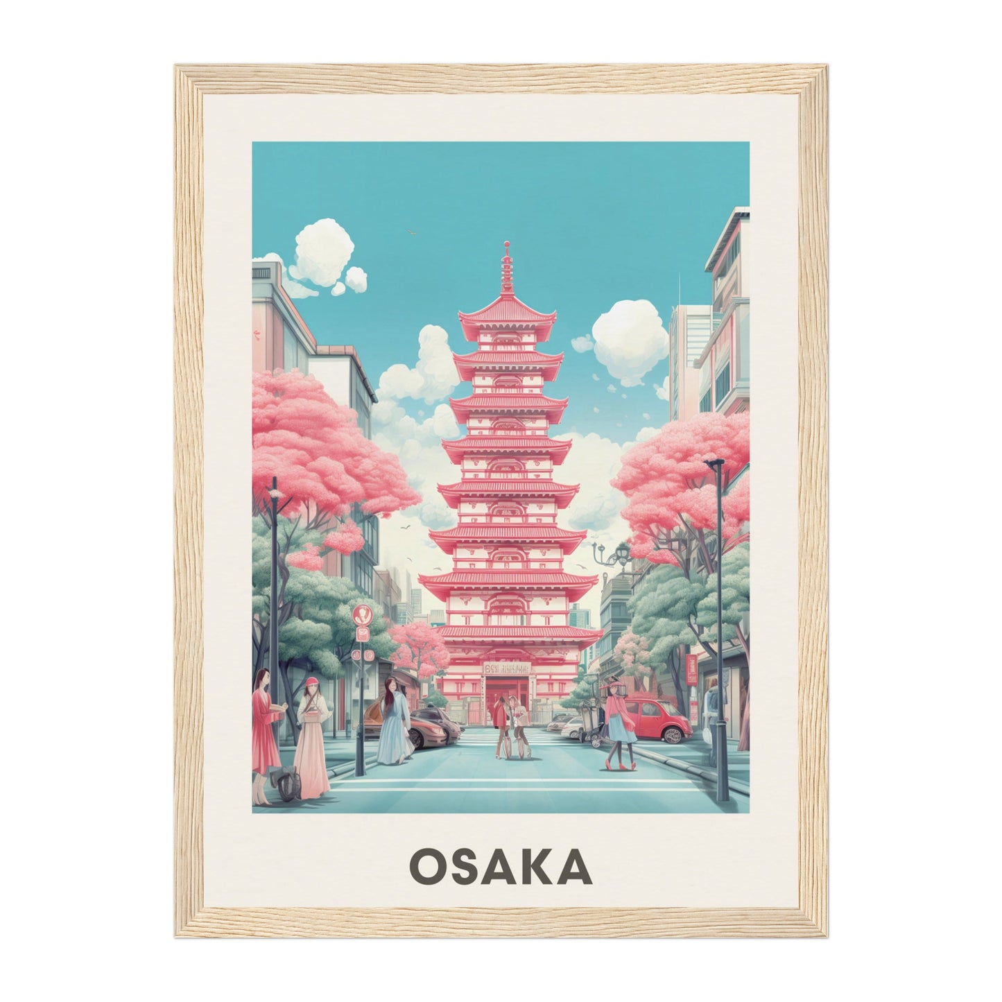 Osaka, Japan Wall Art - Uncharted Borders