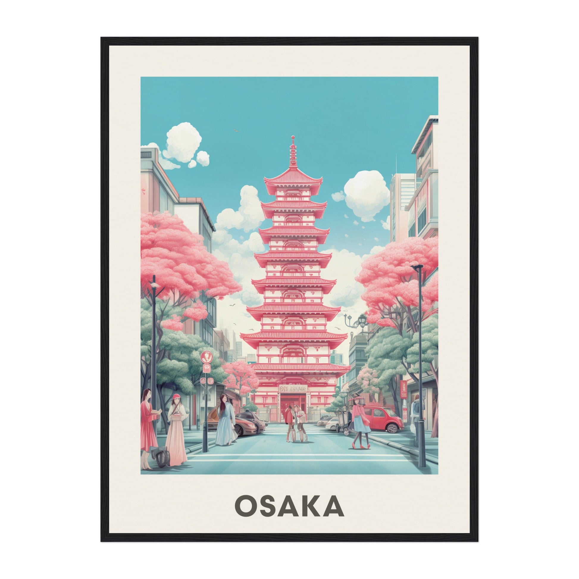 Osaka, Japan Wall Art - Uncharted Borders