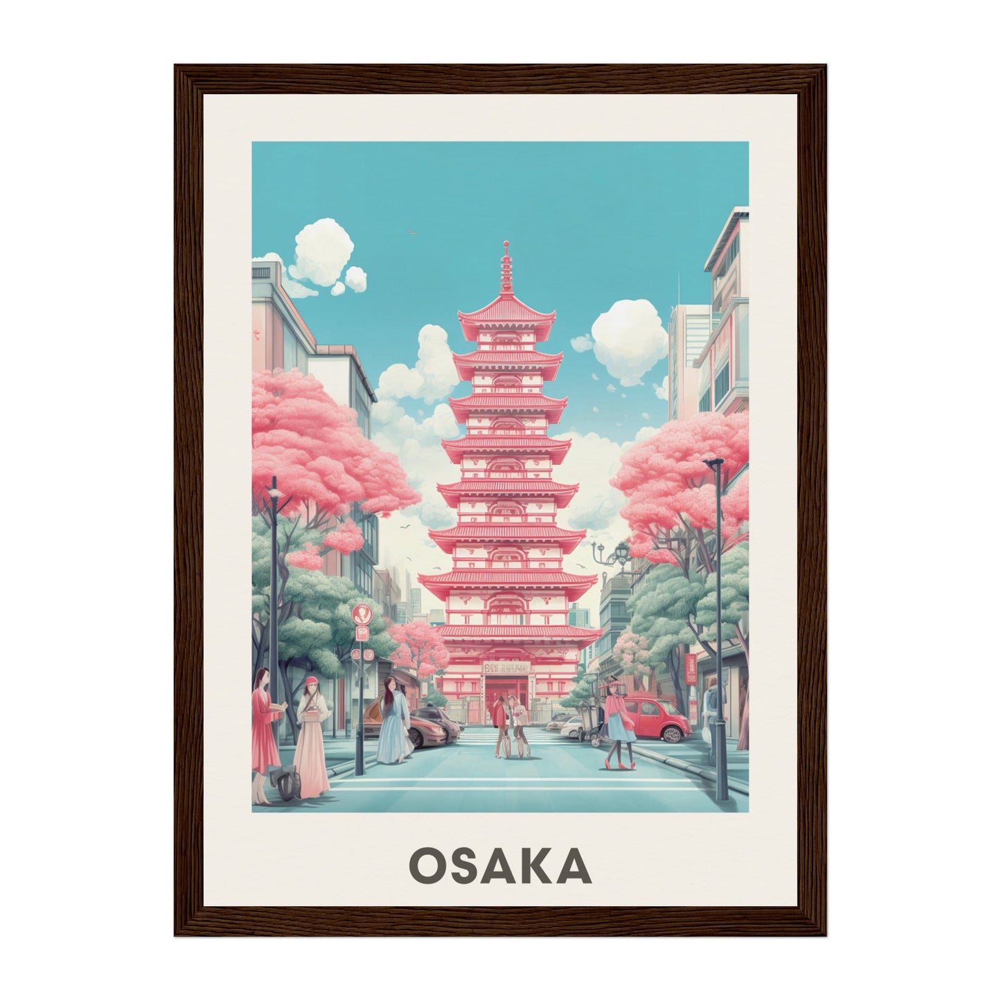 Osaka, Japan Wall Art - Uncharted Borders