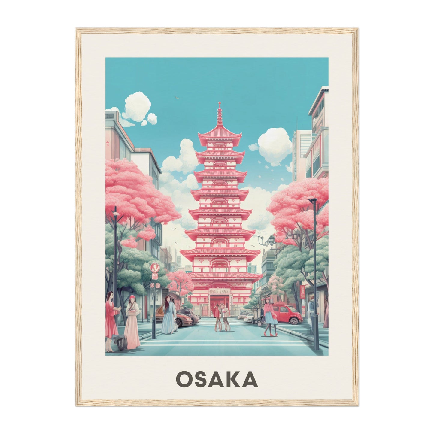 Osaka, Japan Wall Art - Uncharted Borders