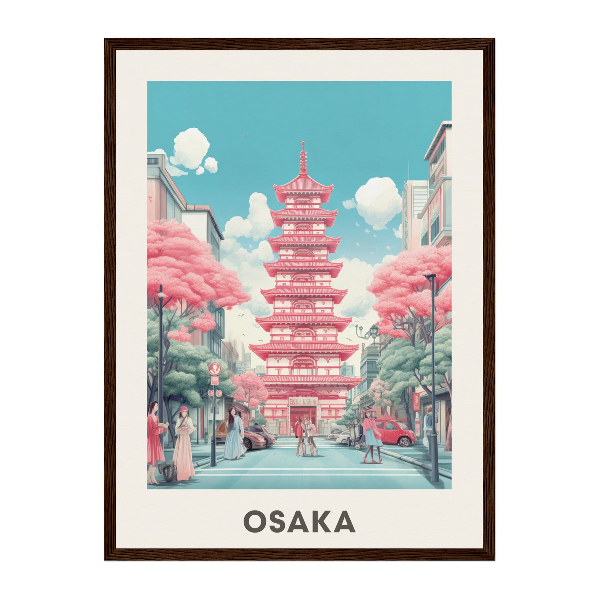 Osaka, Japan Wall Art - Uncharted Borders