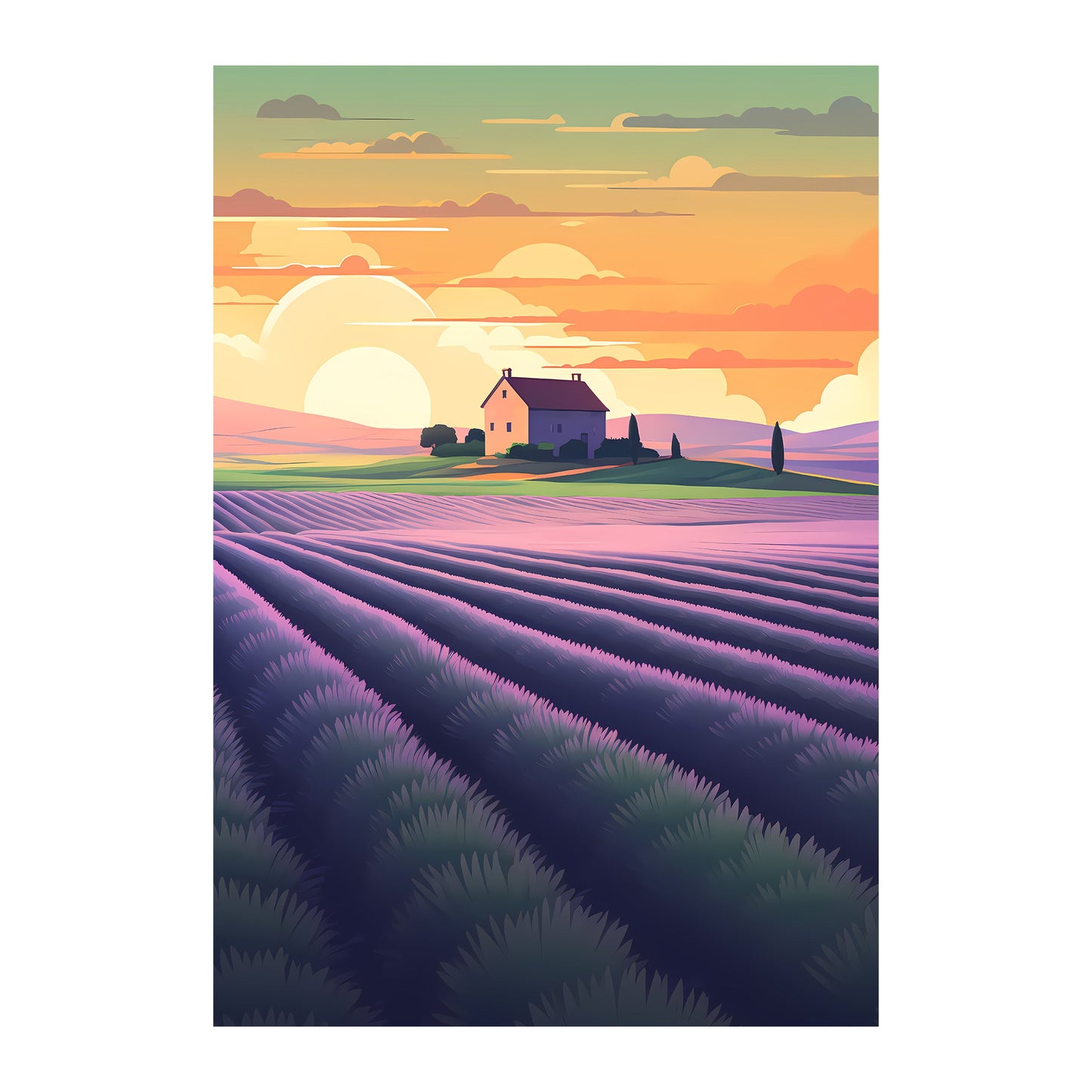 Provence, France Wall Art - Uncharted Borders