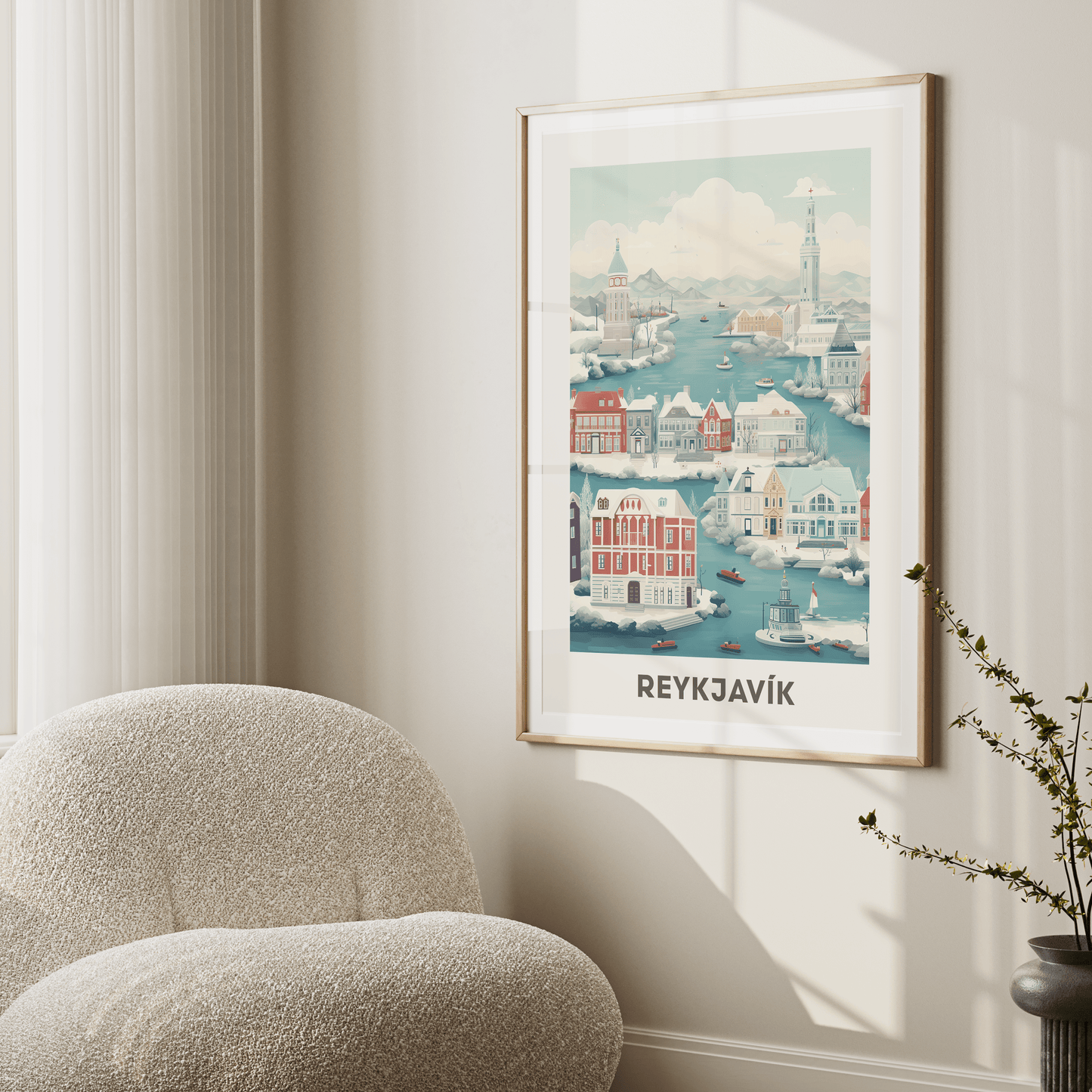 Reykjavík, Iceland Wall Art - Uncharted Borders