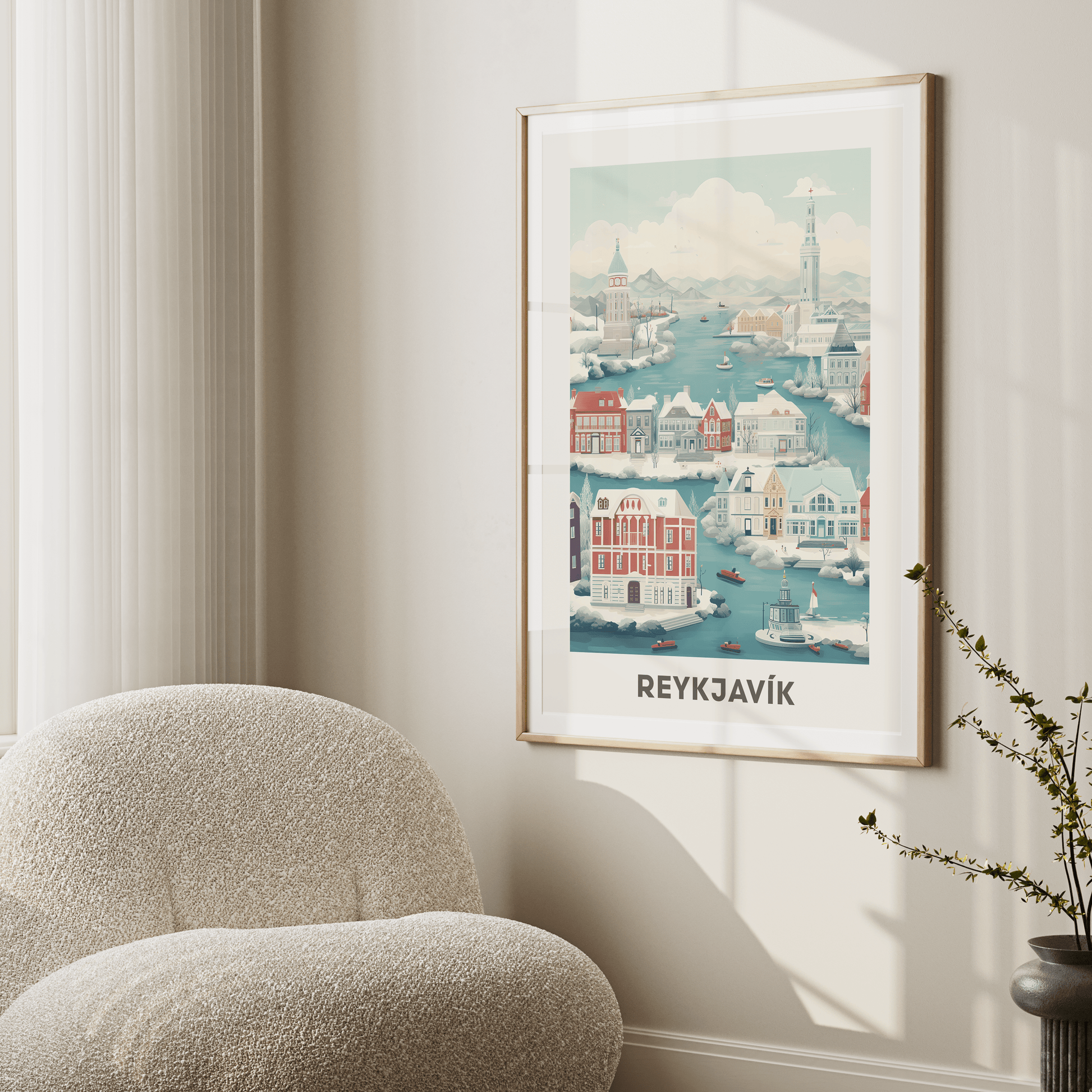 Reykjavík, Iceland Wall Art - Uncharted Borders