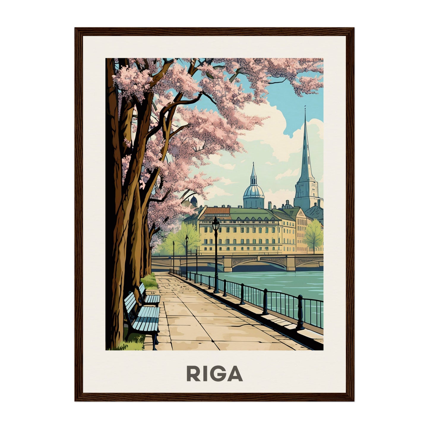 Riga, Latvia Wall Art - Uncharted Borders