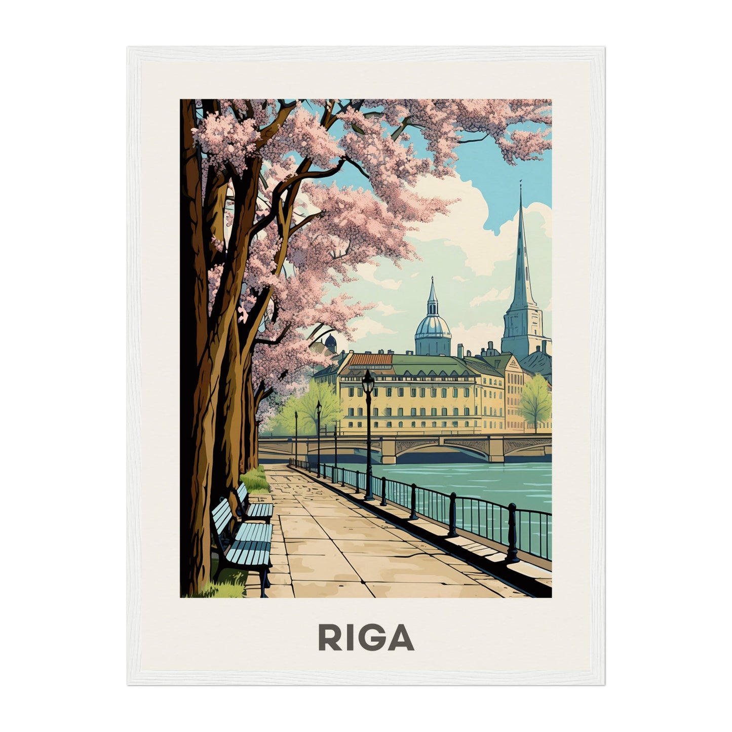 Riga, Latvia Wall Art - Uncharted Borders