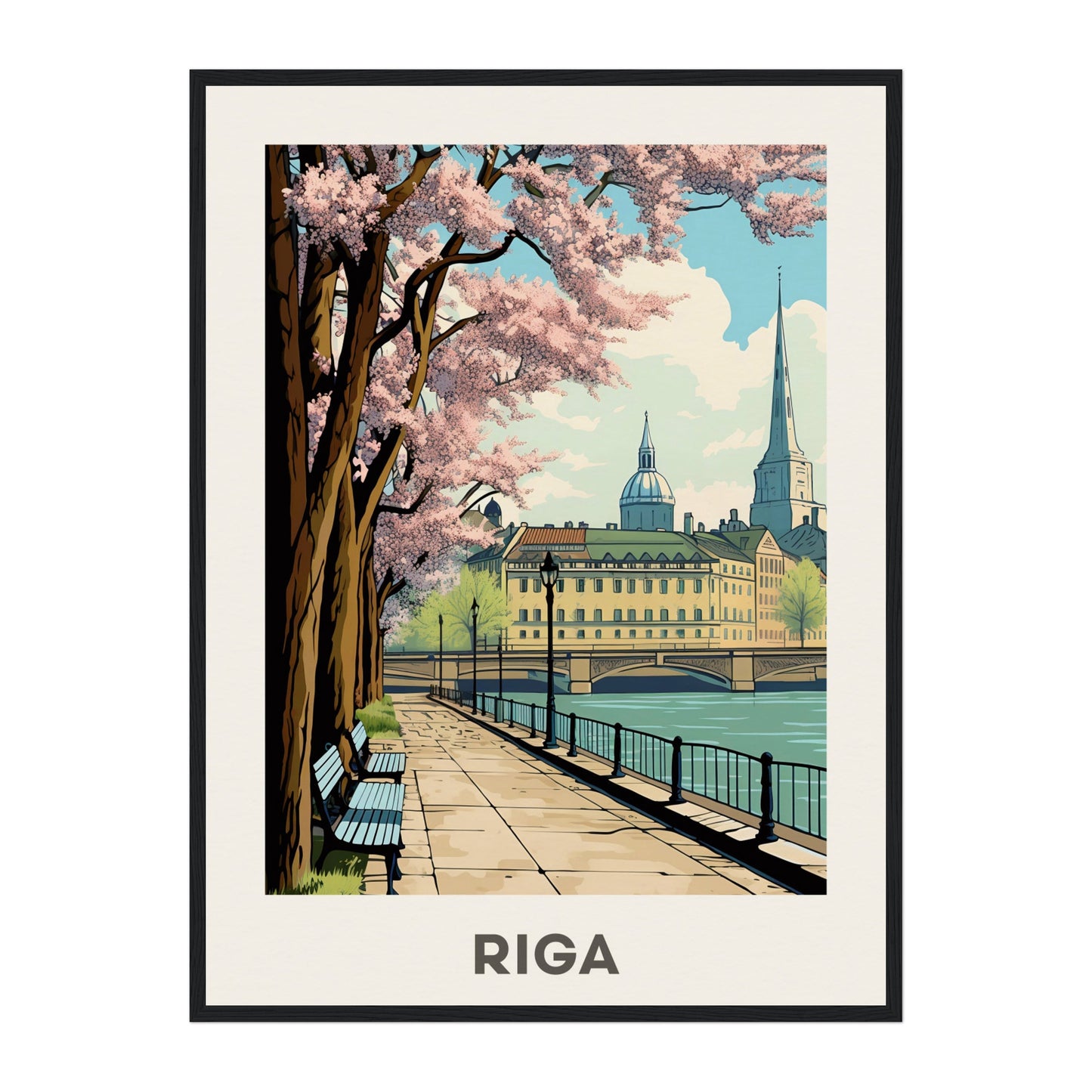 Riga, Latvia Wall Art - Uncharted Borders