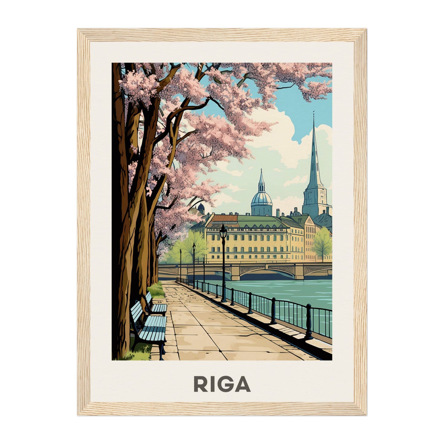 Riga, Latvia Wall Art - Uncharted Borders