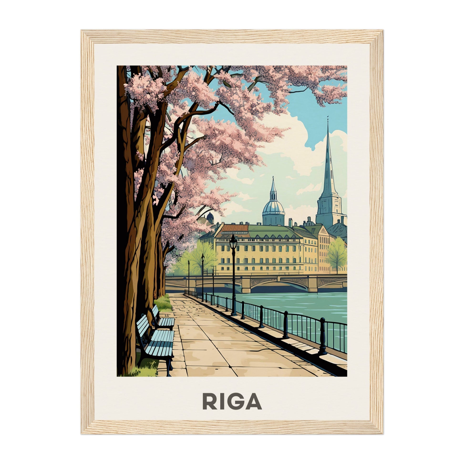 Riga, Latvia Wall Art - Uncharted Borders