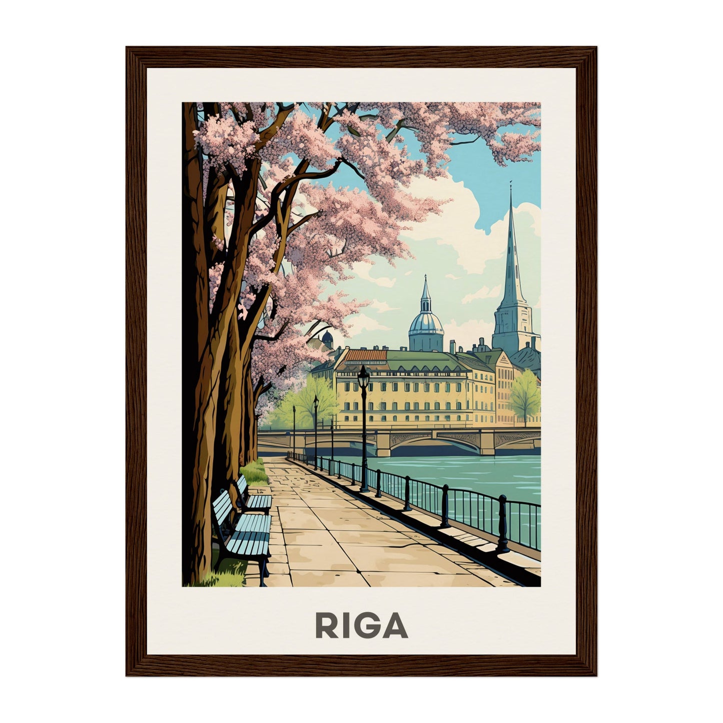 Riga, Latvia Wall Art - Uncharted Borders