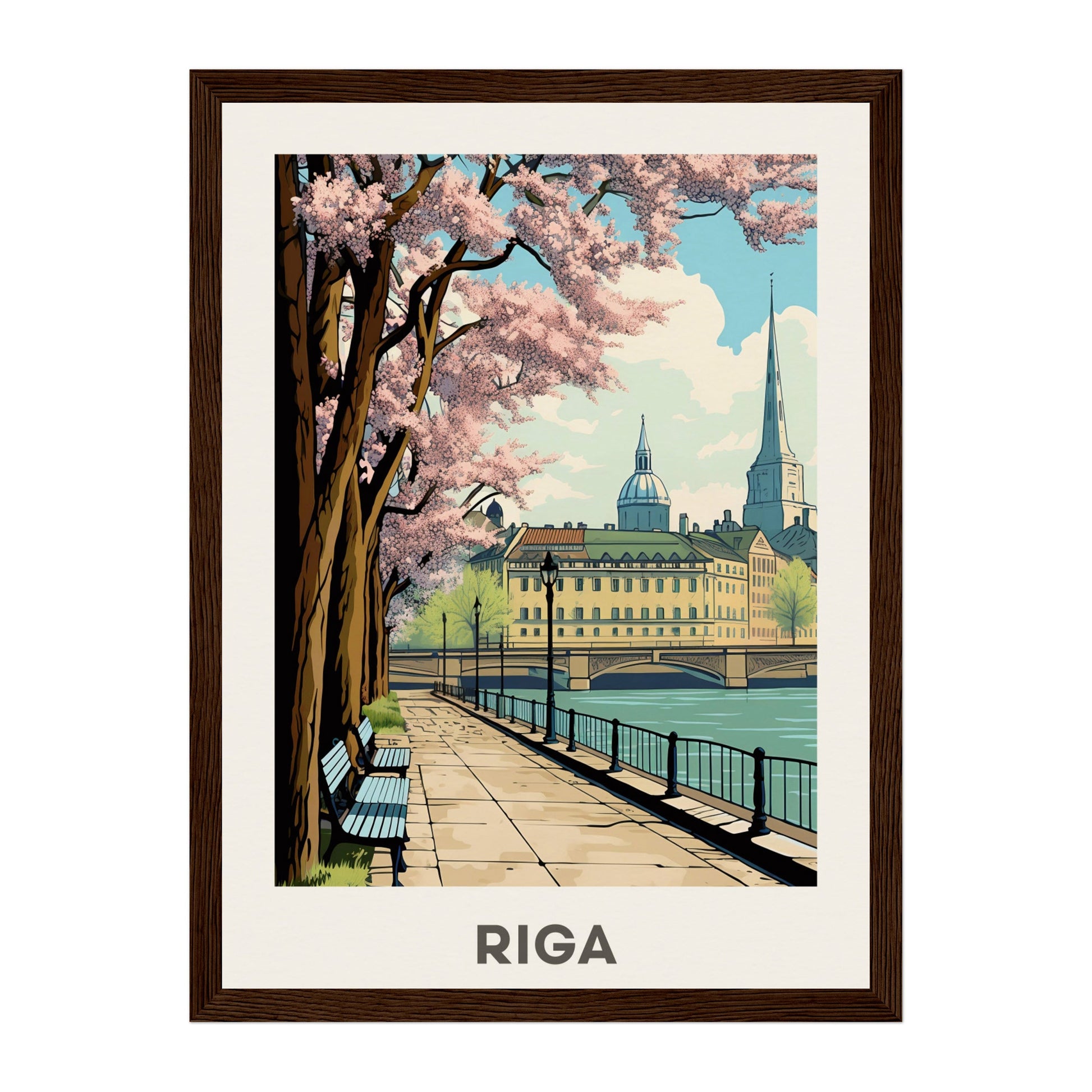 Riga, Latvia Wall Art - Uncharted Borders