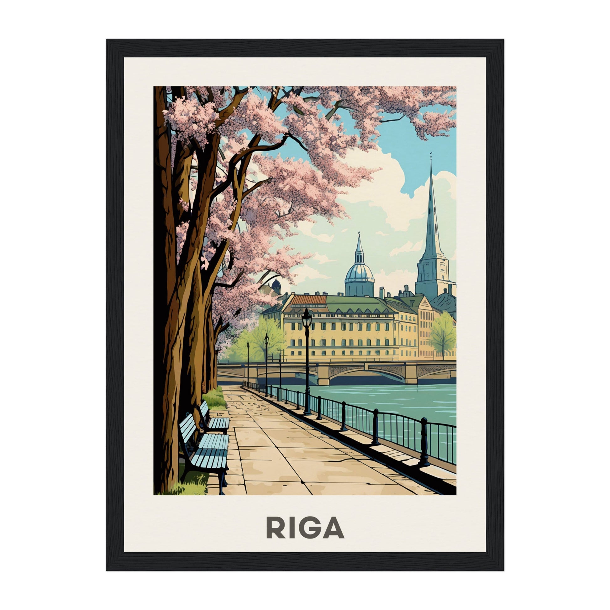 Riga, Latvia Wall Art - Uncharted Borders