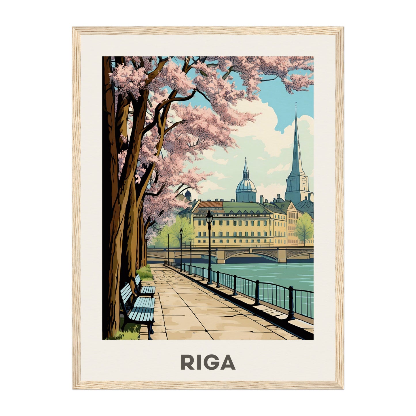 Riga, Latvia Wall Art - Uncharted Borders