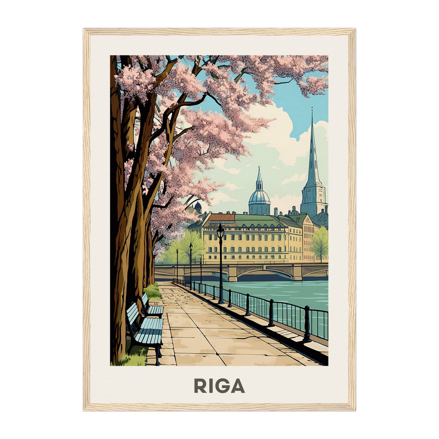 Riga, Latvia Wall Art - Uncharted Borders