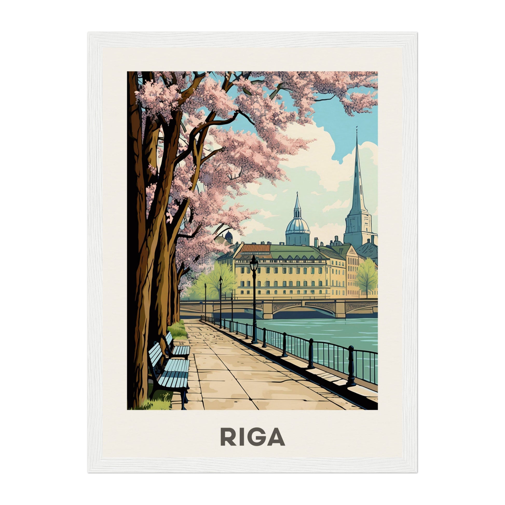 Riga, Latvia Wall Art - Uncharted Borders