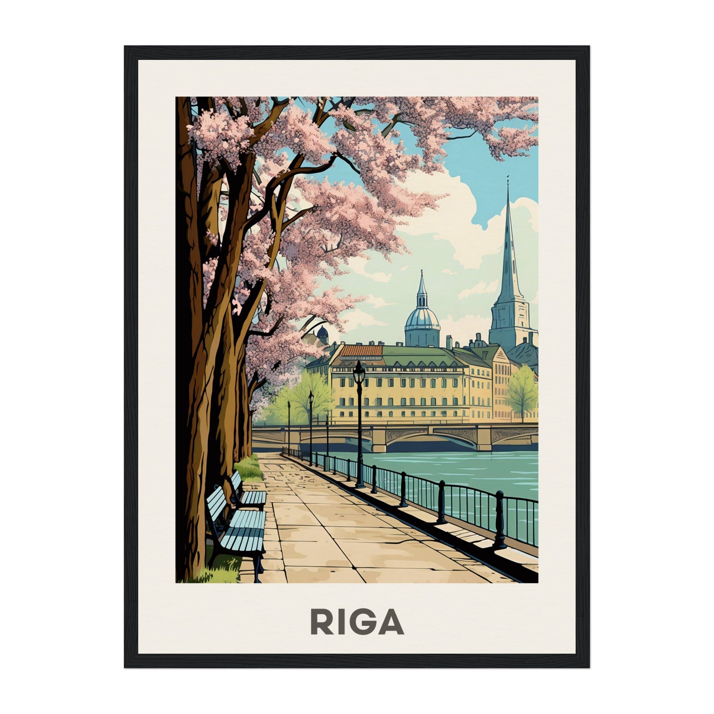 Riga, Latvia Wall Art - Uncharted Borders