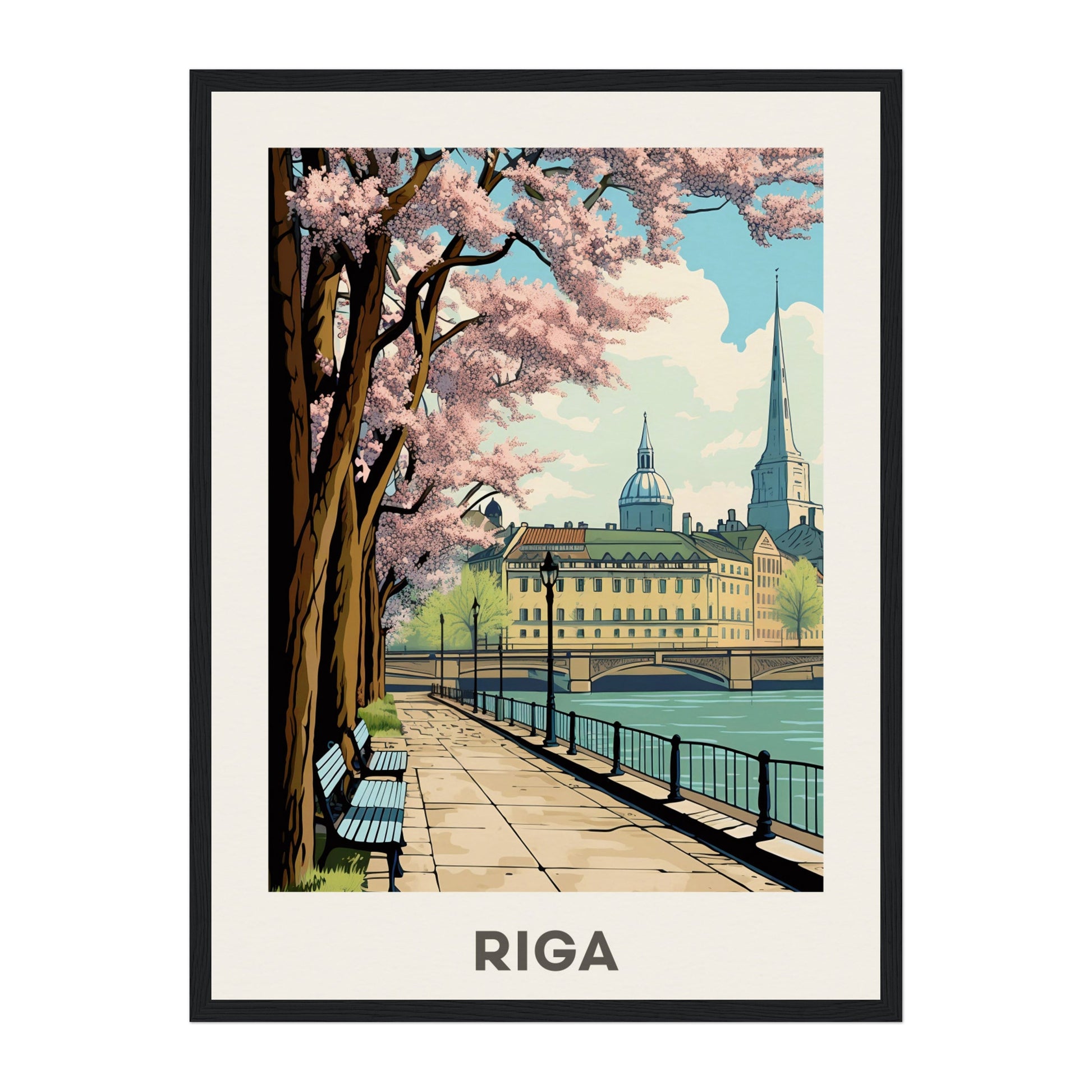 Riga, Latvia Wall Art - Uncharted Borders