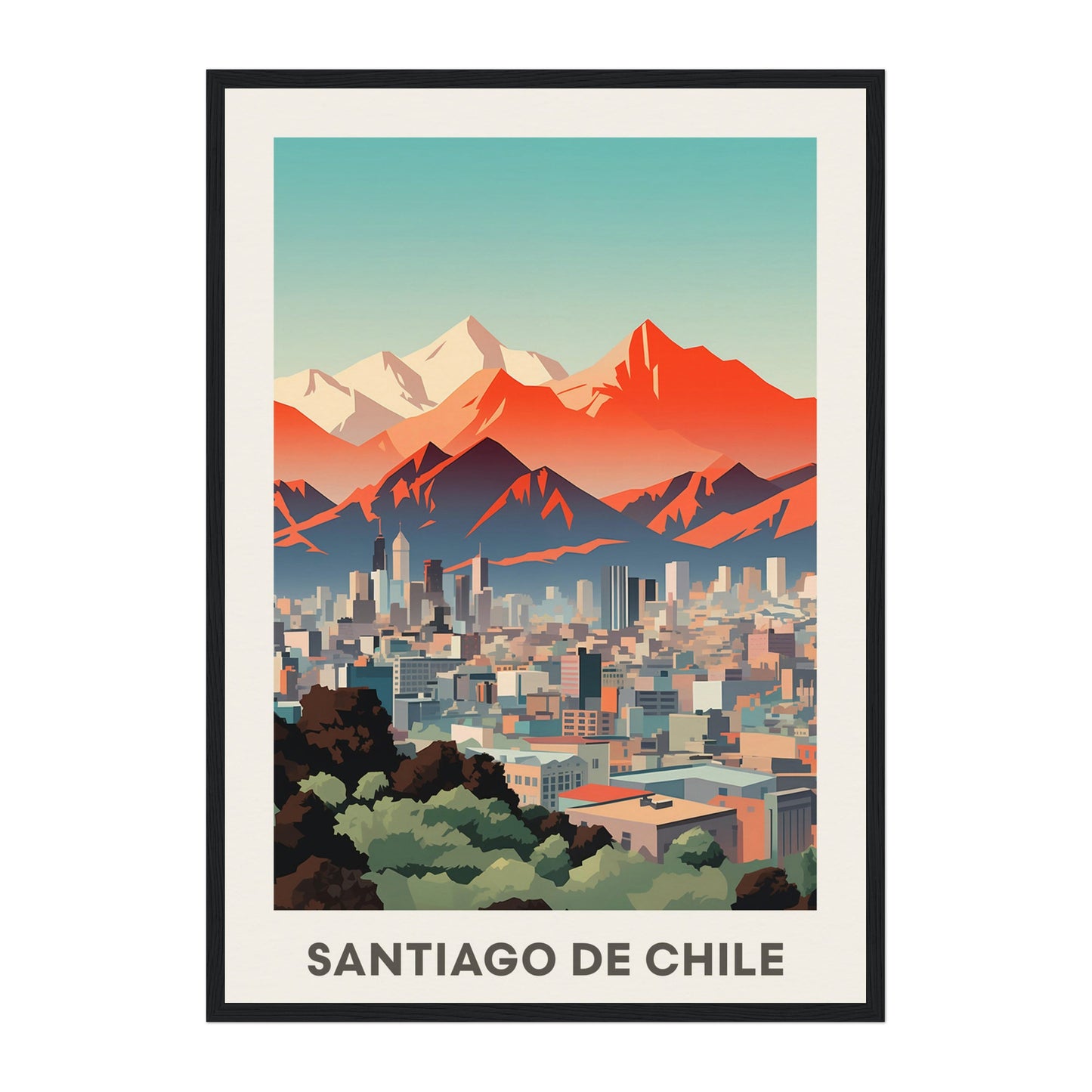 Santiago de Chile, Chile Wall Art - Uncharted Borders