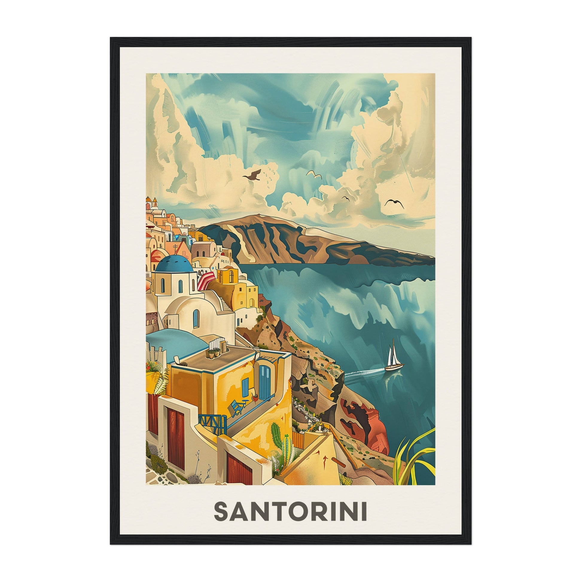 Santorini, Greece Wall Art - Uncharted Borders